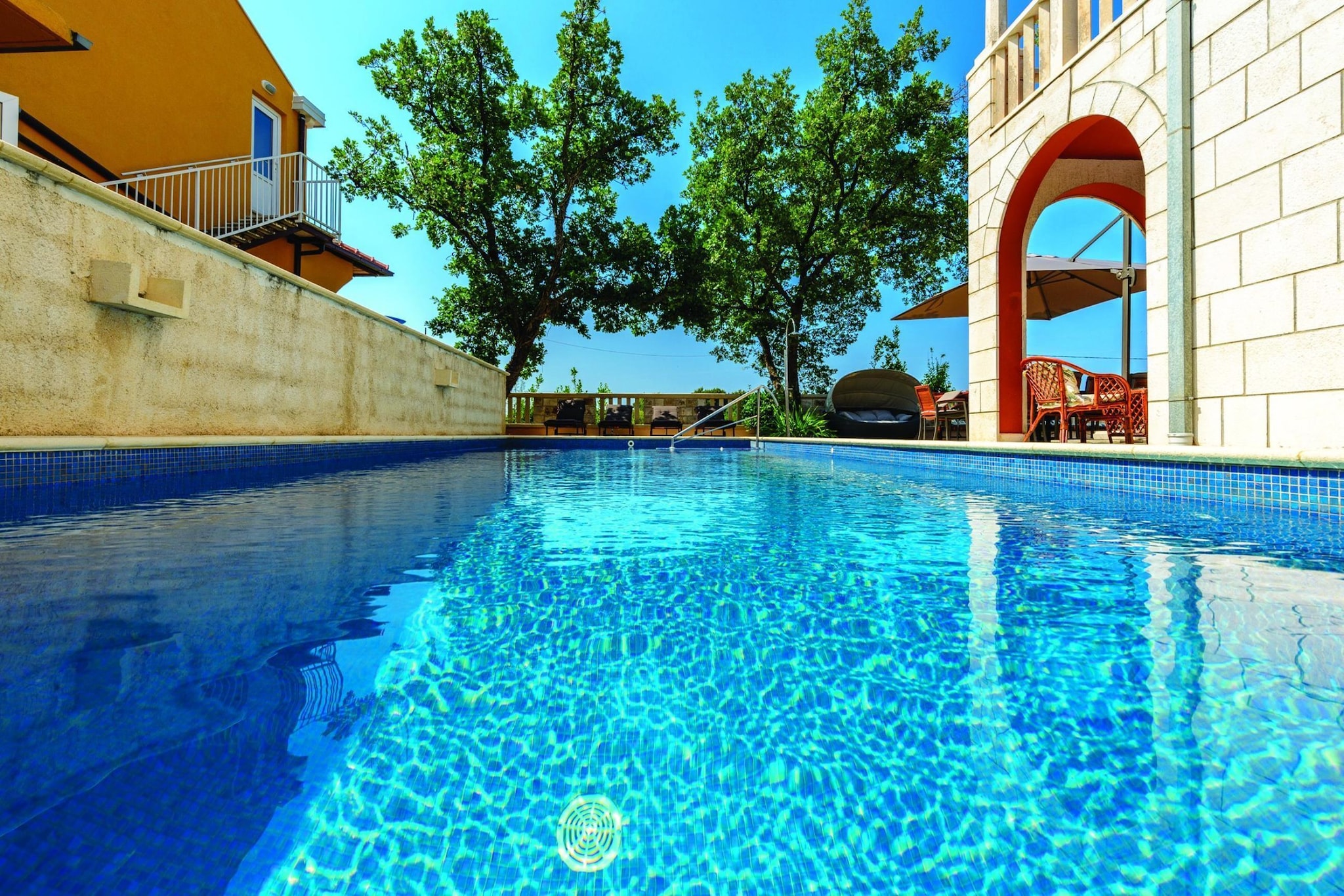 Villa Anka - Five-Bedroom Villa with Terrace and Swimming Pool-Zwembad