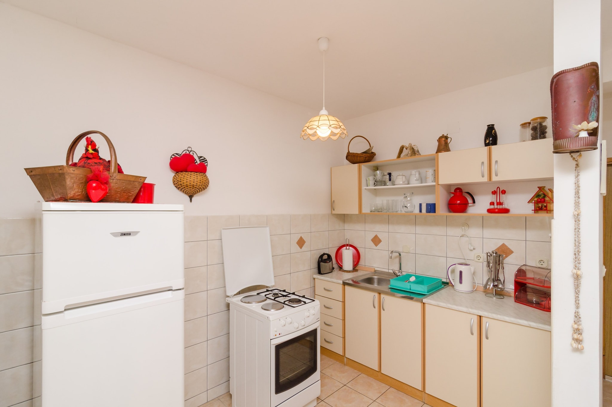 Apartments Anelić- Two Bedroom Apartment with Terrace and Sea View A2-Keuken