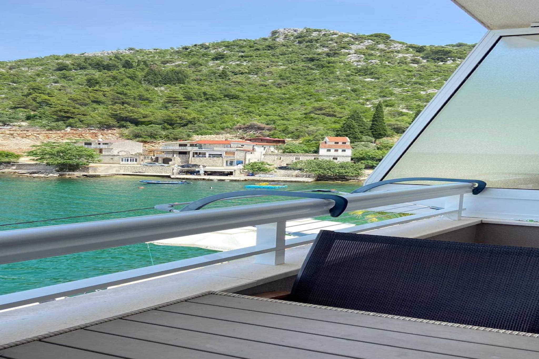 Apartments Tiho & Jelena- One Bedroom Apartment with Balcony and Sea View (Maestral)-Uitzicht