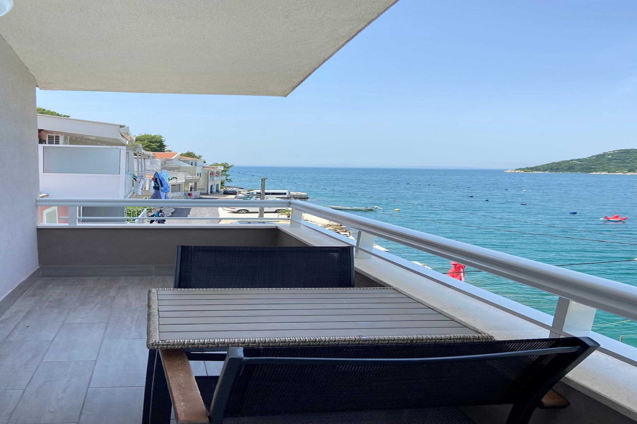 Apartments Tiho  & Jelena - Studio Apartment with Balcony and Sea View (Fureal)-Uitzicht