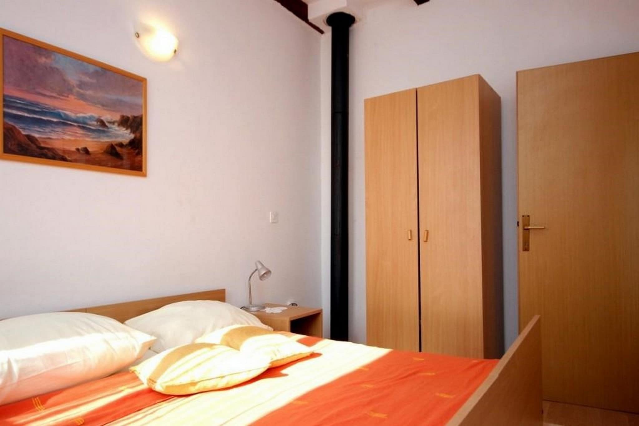 Villa Ro - Ela - One Bedroom Apartment with Balcony and Sea View - A1-Schlafzimmer