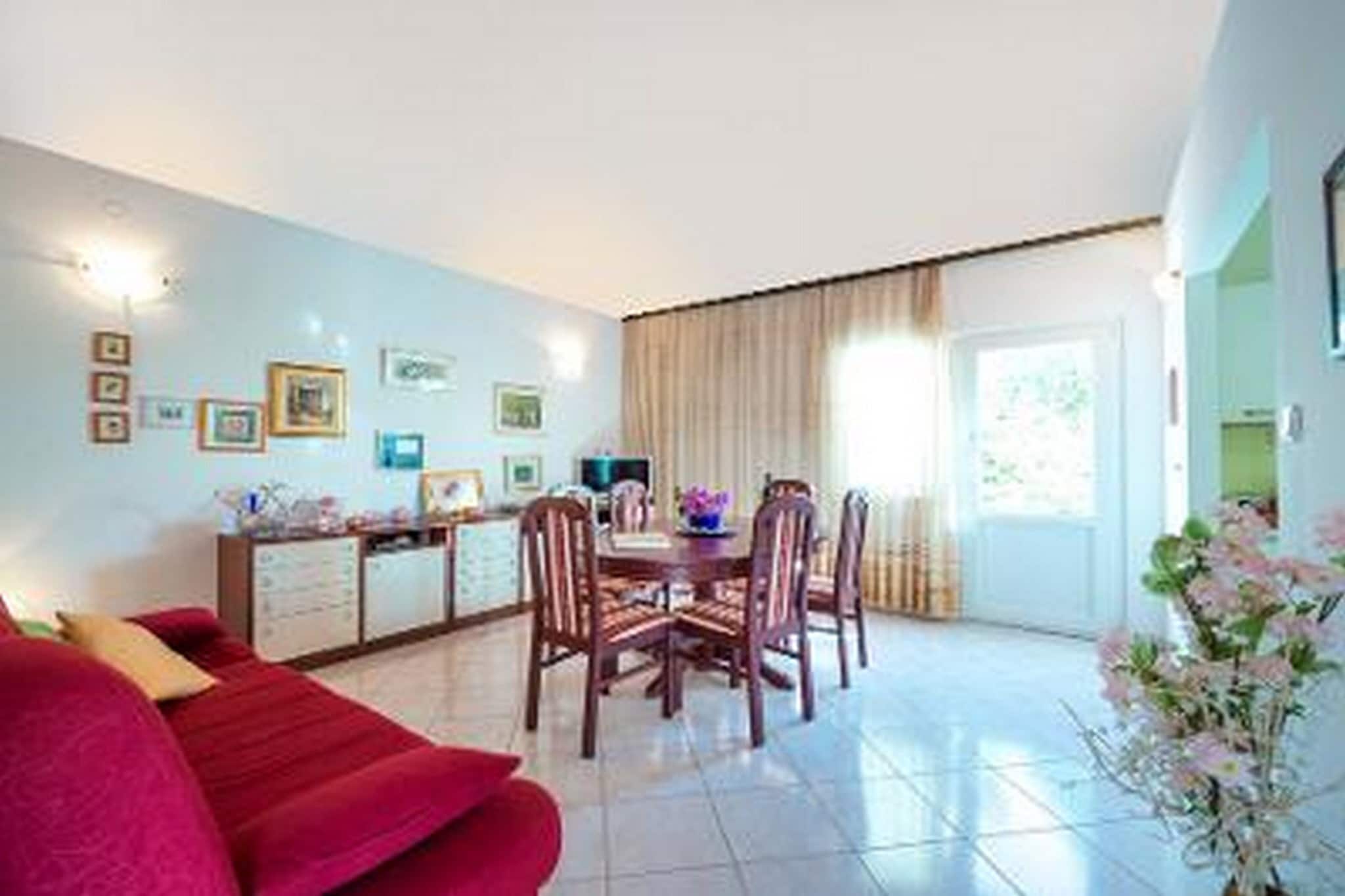 Holiday Home Lido is situated in Orebić, a port town located on the Pelješac peninsula on the Dalmatian coast.
Luggage storage before check in and after check out are available so that you can explore the place a bit more before departure.
Free private parking is available on site.
Comfortably accommodating 8 people, guests will be provided with three bedrooms. Bedrooms are equipped with extra large double beds, with additional sofa bed for two in the living room. Kitchen is equipped with the oven, refrigerator, water kettle, microwave, stove, coffee maker, and toaster and comes with dining area. Bathroom is fitted with a shower and towels provided. Guests can enjoy two terrace equipped with out outdoor furniture.
Baby cot is available upon request. Washing machine is at guests disposal.
The location of the property is perfect for people who love to enjoy sun and sea sina closest pebble beach is only 40 meters away.
Everything needed, including grocery store, pharmacy, post office,caffee, restaurant, ATM machine tourist desk service and many more can be found within the town, in less then 200 meters.
The nearest airport is located in ÄŒilipi, which is 125 km. Dubrovnik's Old Town is located 107 km from the property.