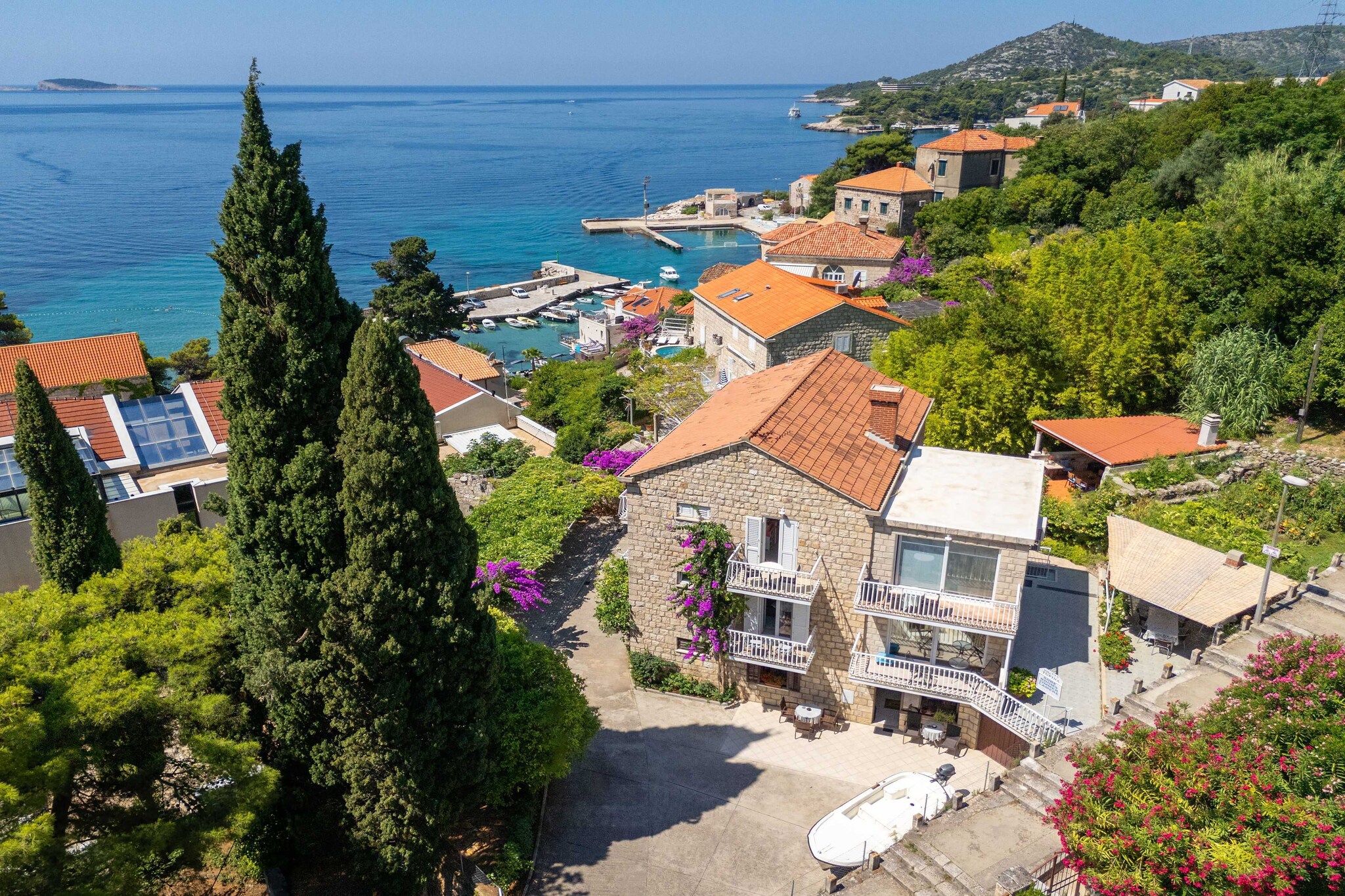 Rooms Tupina by Paulina - Superior Double Room with Balcony and Sea View (Room 2)