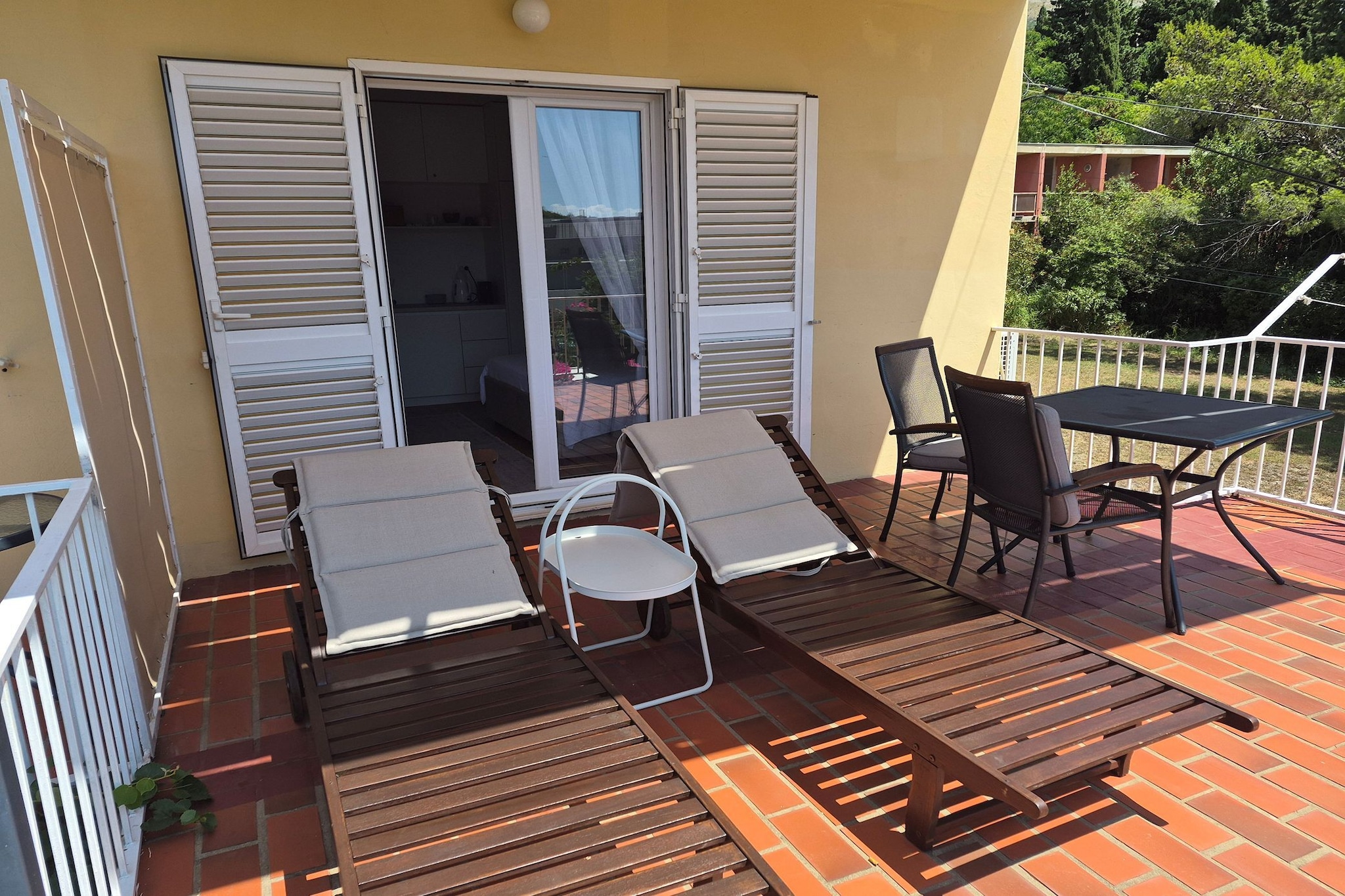 Guest House Kanjuo - Double Room with Terrace and Garden View - Terras