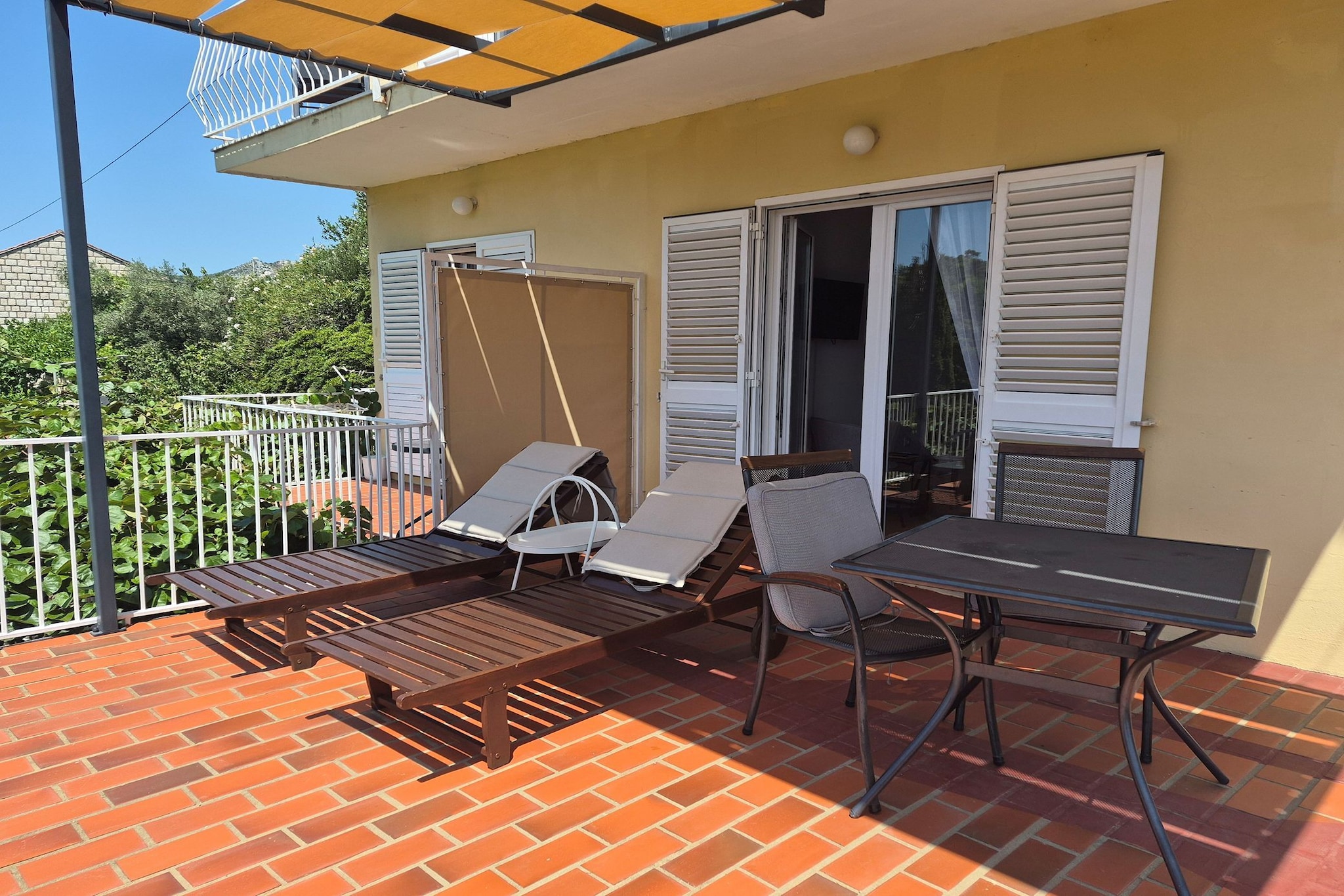 Guest House Kanjuo - Double Room with Terrace and Garden View - Terras