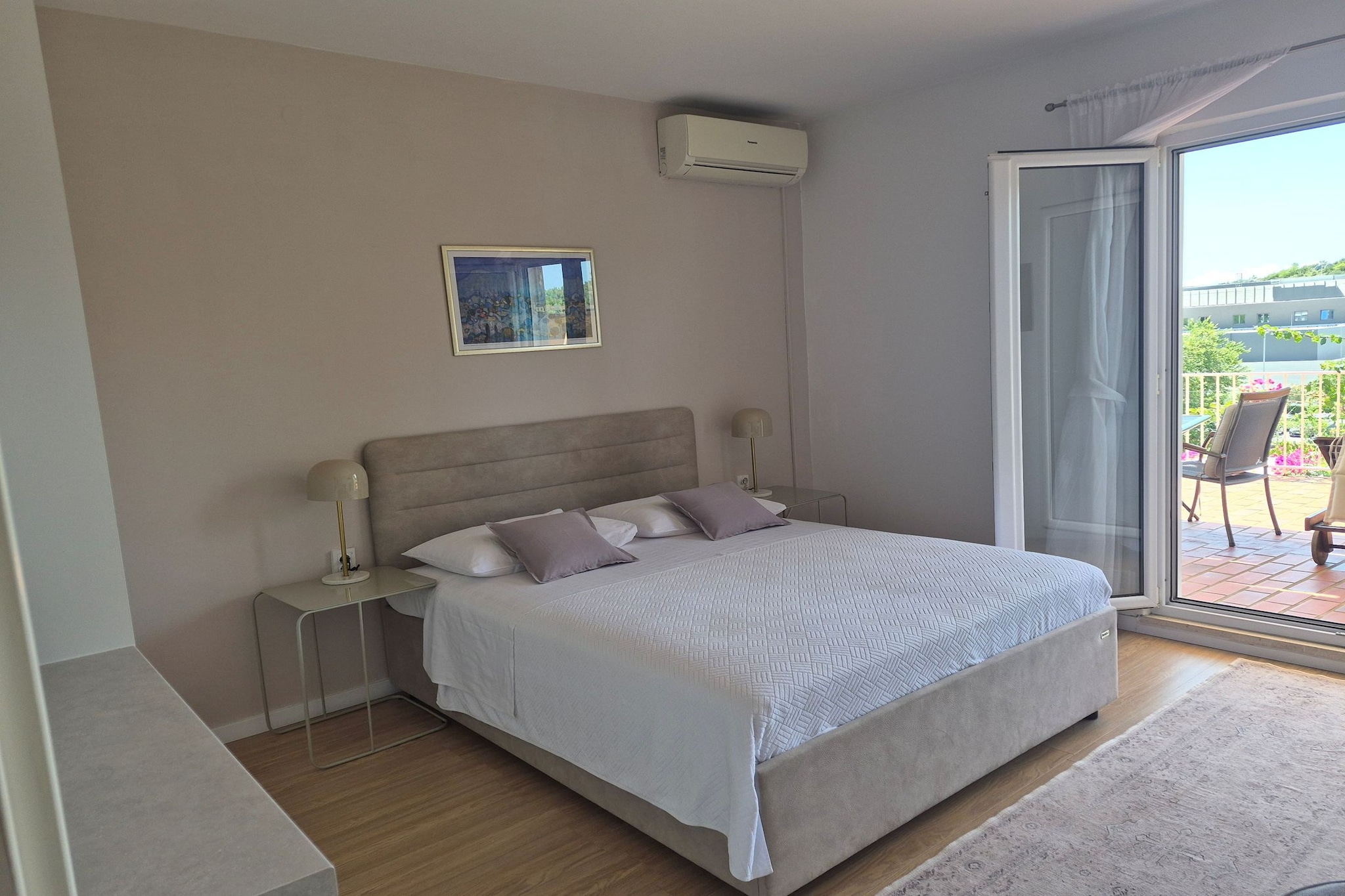 Guest House Kanjuo - Double Room with Terrace and Garden View - Slaapkamer