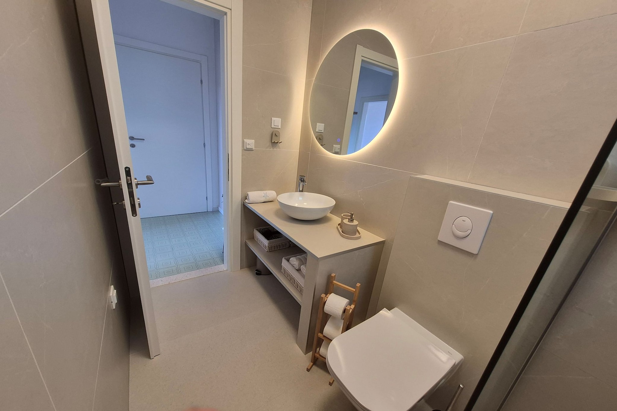 Guest House Kanjuo - Double Room with Terrace and Garden View - Badkamer