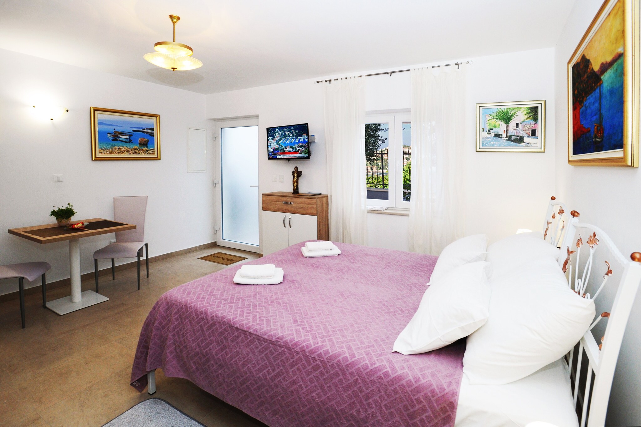 Nika Family Apartments - Deluxe Studio Apartment with Terrace and Sea View (A1)