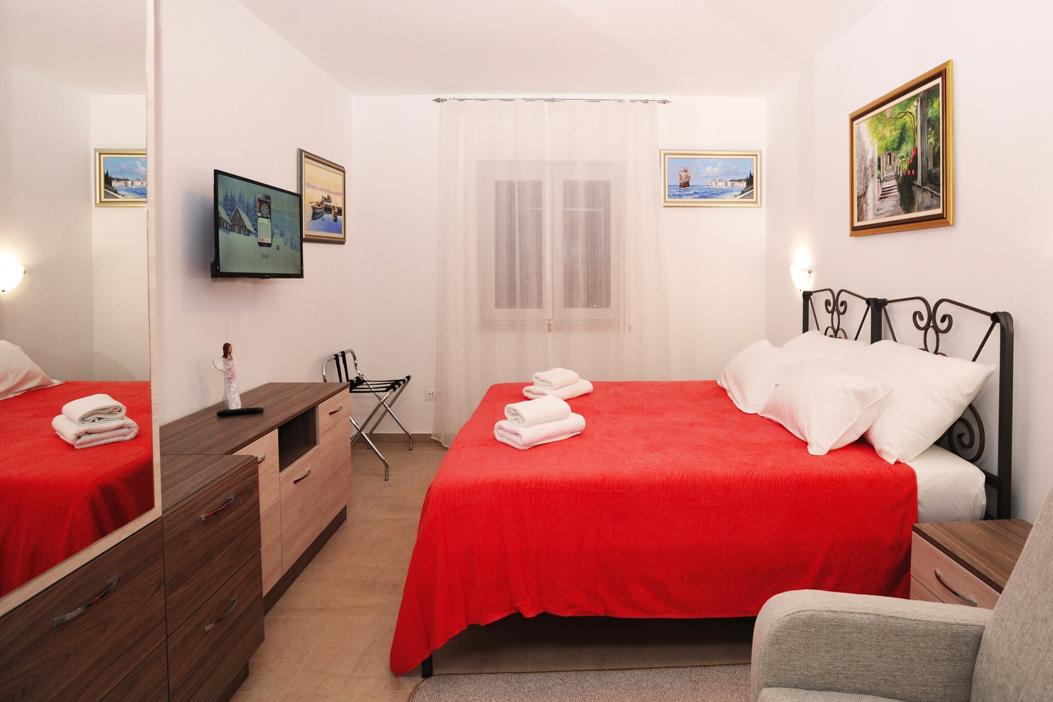 Nika Family Apartments - Standard Studio Apartment with Side Terrace and Partial Sea View (A2)