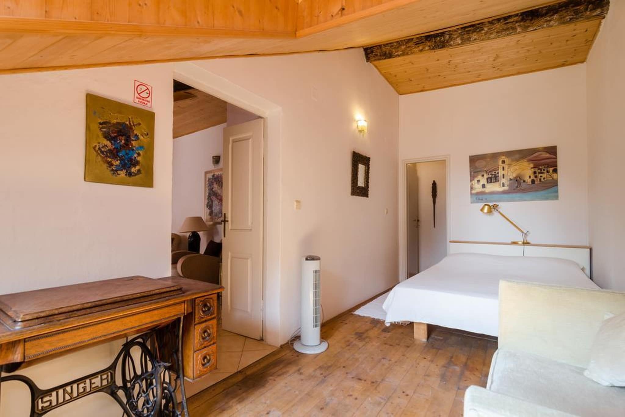 Apartment & Room Dubrovnik Sweet Home - One Bedroom Apartment with Shared Terrace and City View - Slaapkamer