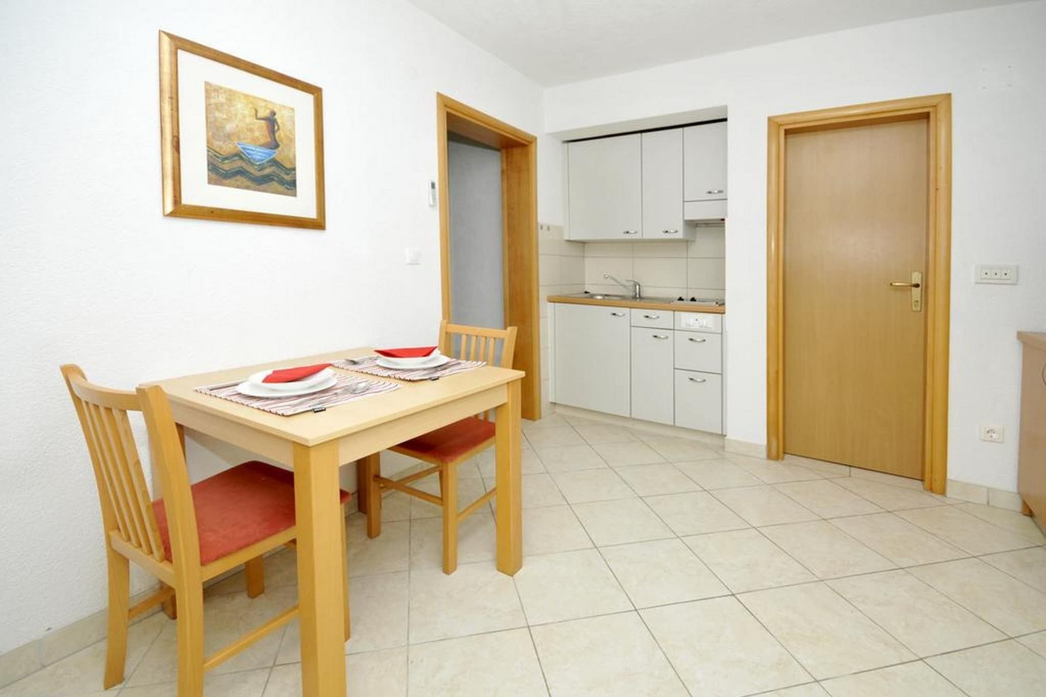 Apartments Villa Moonlight - One Bedroom Apartment with Sea View Balcony and Terrace (Sandra)-Eetkamer