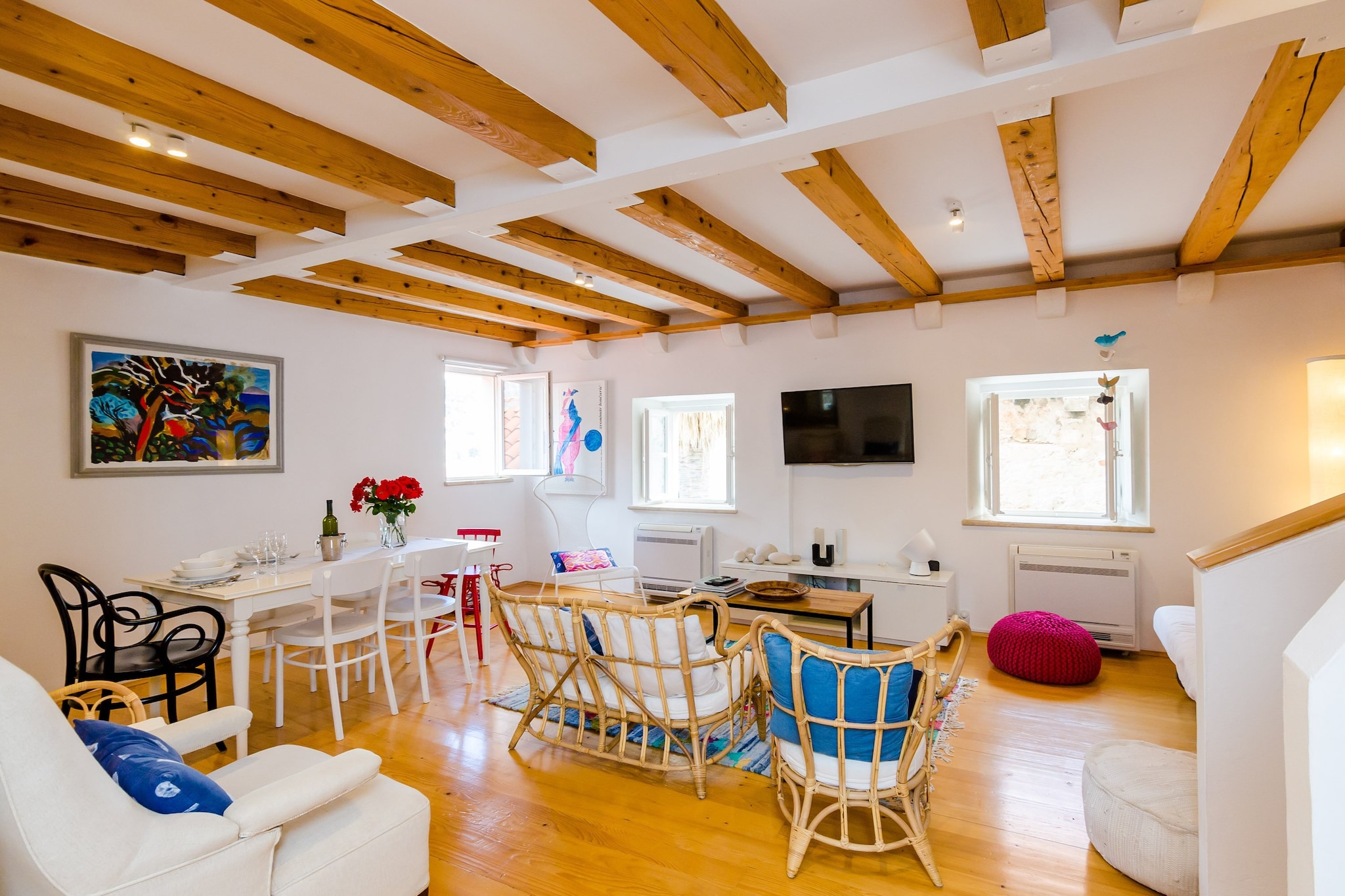 Apartment Domino 18 offers self- catering accommodation situated in the heart of The Old Town, surrounded by City Walls, cobblestone streets and the Stradun promenade making it an ideal place for discovering Dubrovnik. This two bedroom apartment will provide to you everything you may need during your vacation.

Pets are allowed upon request.

This lovely air-conditioned two bedroom apartment features a fully equipped kitchen, living room, dining area and a private bathroom. Guests can also relax in a beautiful city view.
Guests will have unlimited access to free WiFi.

If you want to see a lot of famous sights, this is the perfect location for you. Apartment Domino 18 is situated inside the city walls, so everything you may need is in 300 meters range.  The Old Townâ€™s central street Stradun is just 2 minutes walk away.

Dubrovnik Bus Station and Ferry Port, connecting the mainland with various Dalmatian islands, are 12 minutes ride from the apartment, while Dubrovnik Airport is 19.5 km away.