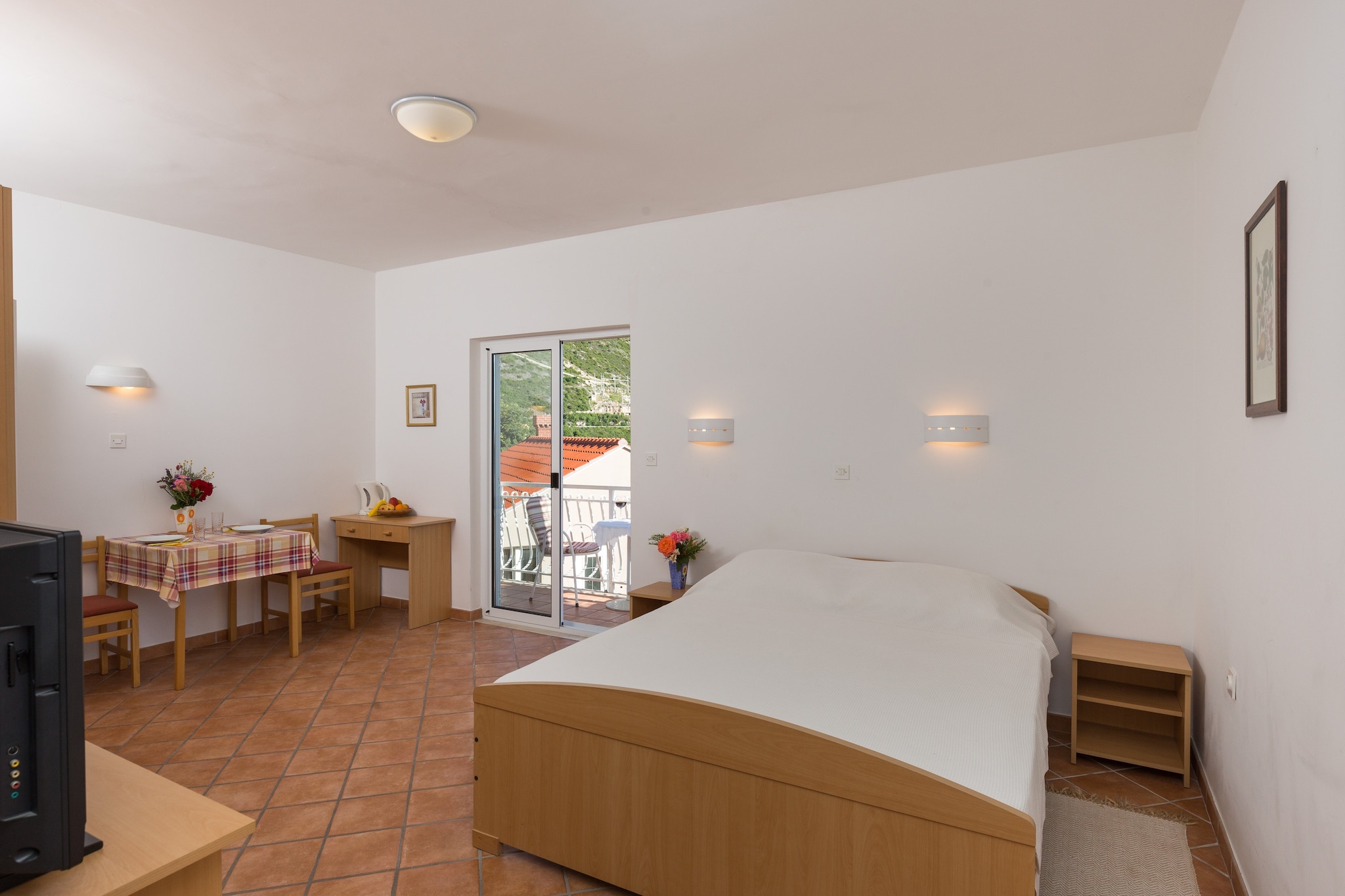 Villa Dubravka - Superior One Bedroom Apartment with Balcony and Sea View (Apartman 6)