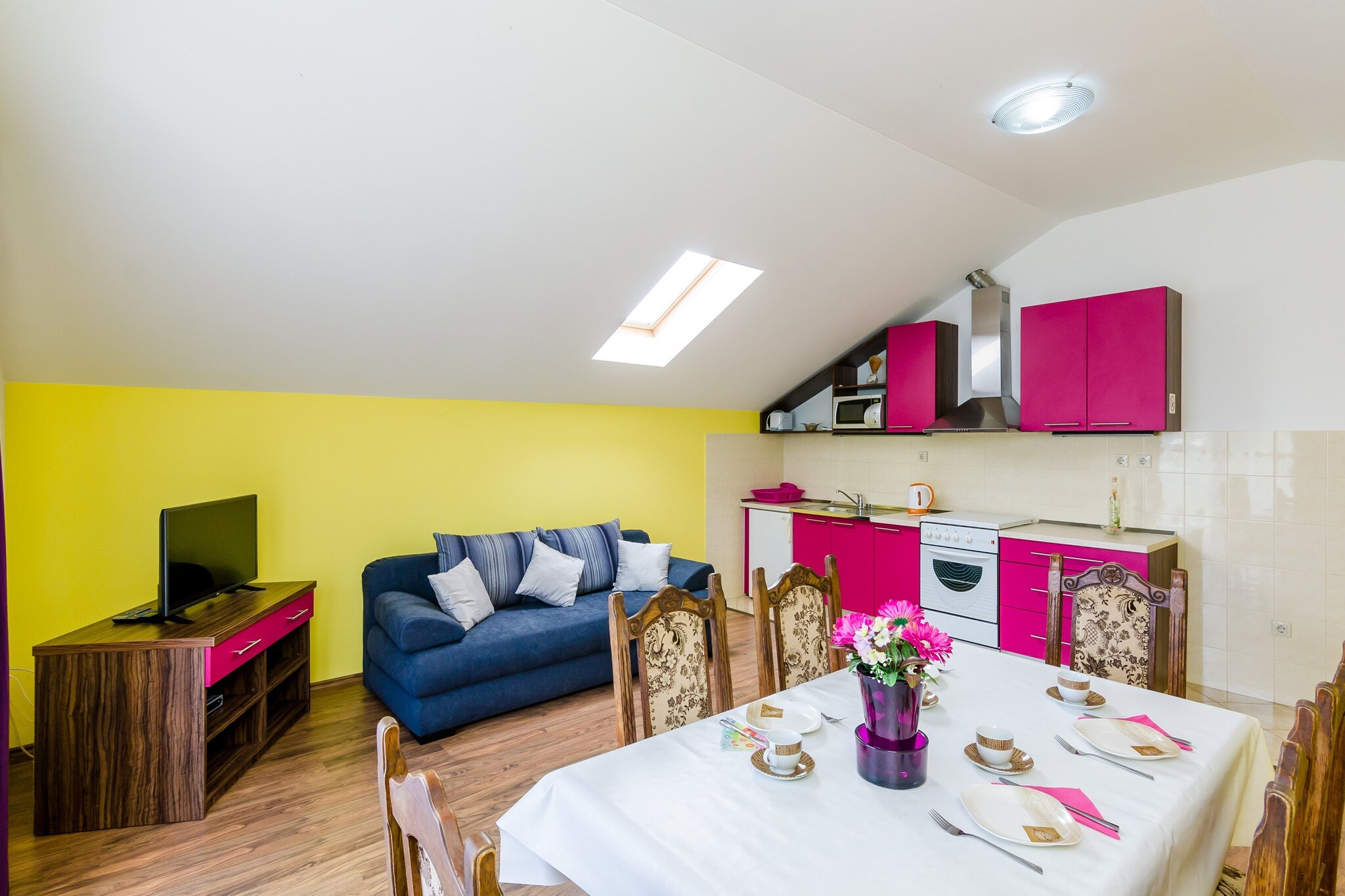 Apartments Mali Paradiso - Two Bedroom Apartment with Balcony and Pool View (A4)