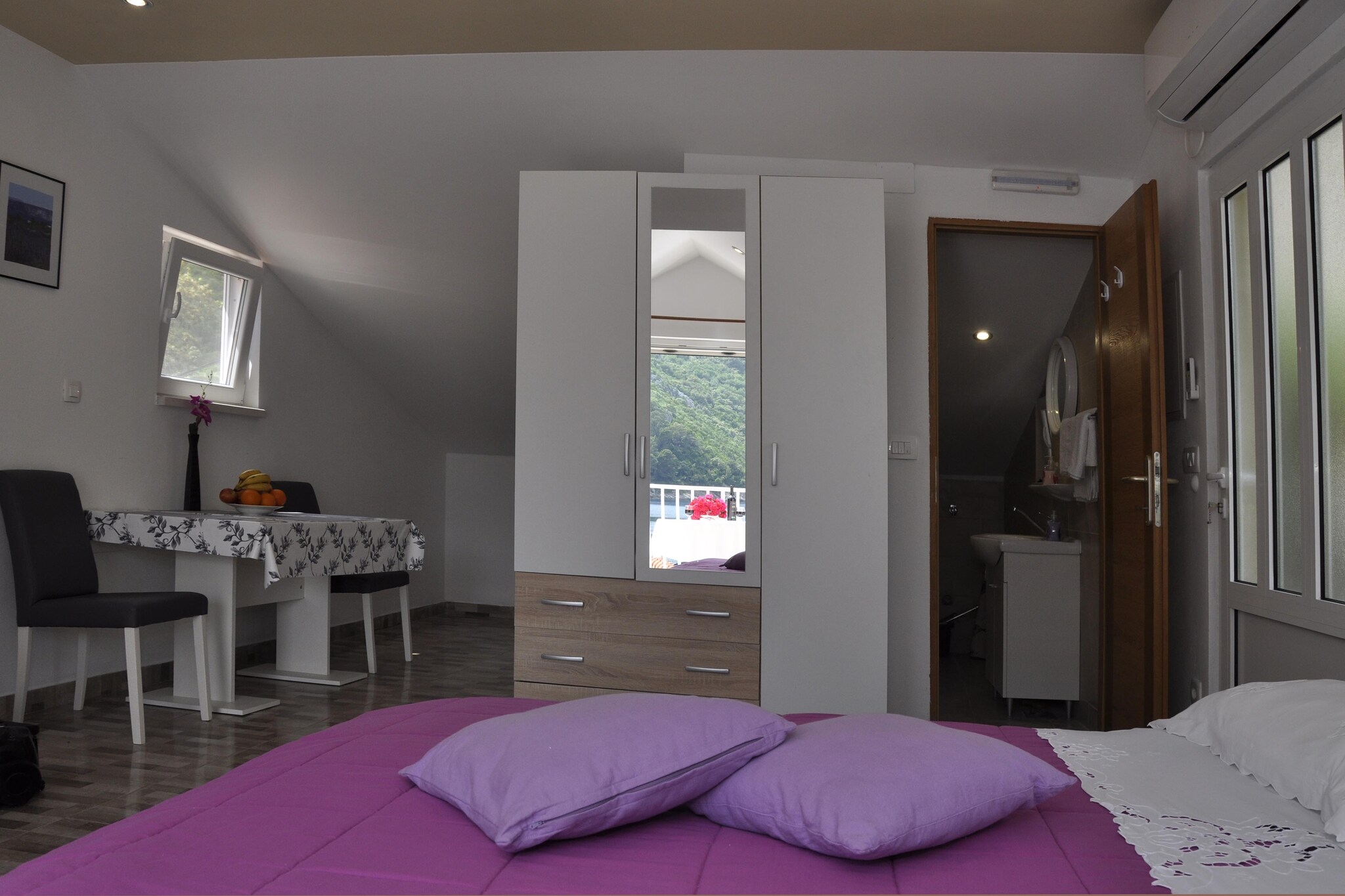 Apartment Danijela is located in Okuklje, quiet little place in a beautiful bay on the eastern side of the island of Mljet, popular anchorage spot for sailors.
Luggage storage is possible prior check in and after check out, so you can explore the place a little more before your departure.
Free public parking is available off site.
This lovely studio apartment can comfortably accommodate up to 2 persons.
Overlooking the Adriatic sea, studio with furnished balcony features free WiFi, air conditioning and LCD TV. It includes a kitchen, dining area and a private bathroom with shower. Kitchen comes with stove, refrigerator, water kettle and dining table.
Fireplace is at the guests' disposal.
Apartment Danijela is located in Okuklje. Beautiful little bay on the northern shore of the island, Okuklje is popular summer destination for visitors to Mljet. The bay is popular anchorage spot for sailors as a safe haven (in case of bad weather) on their way along the coast to Dubrovnik.
The nearest beach is less than 100 m away, as well as several restaurant, bars and a grocery store. Gas station, ferry, tourist and tourist info are 8 km away.
Island of Mljet is also a home of one National Park, which is located approximately 29 km from the property.
Sobra Ferry Port with frequent links with the Pelješac Peninsula and the UNESCO-protected Dubrovnik, is 8.5 km from the Apartment Danijela.