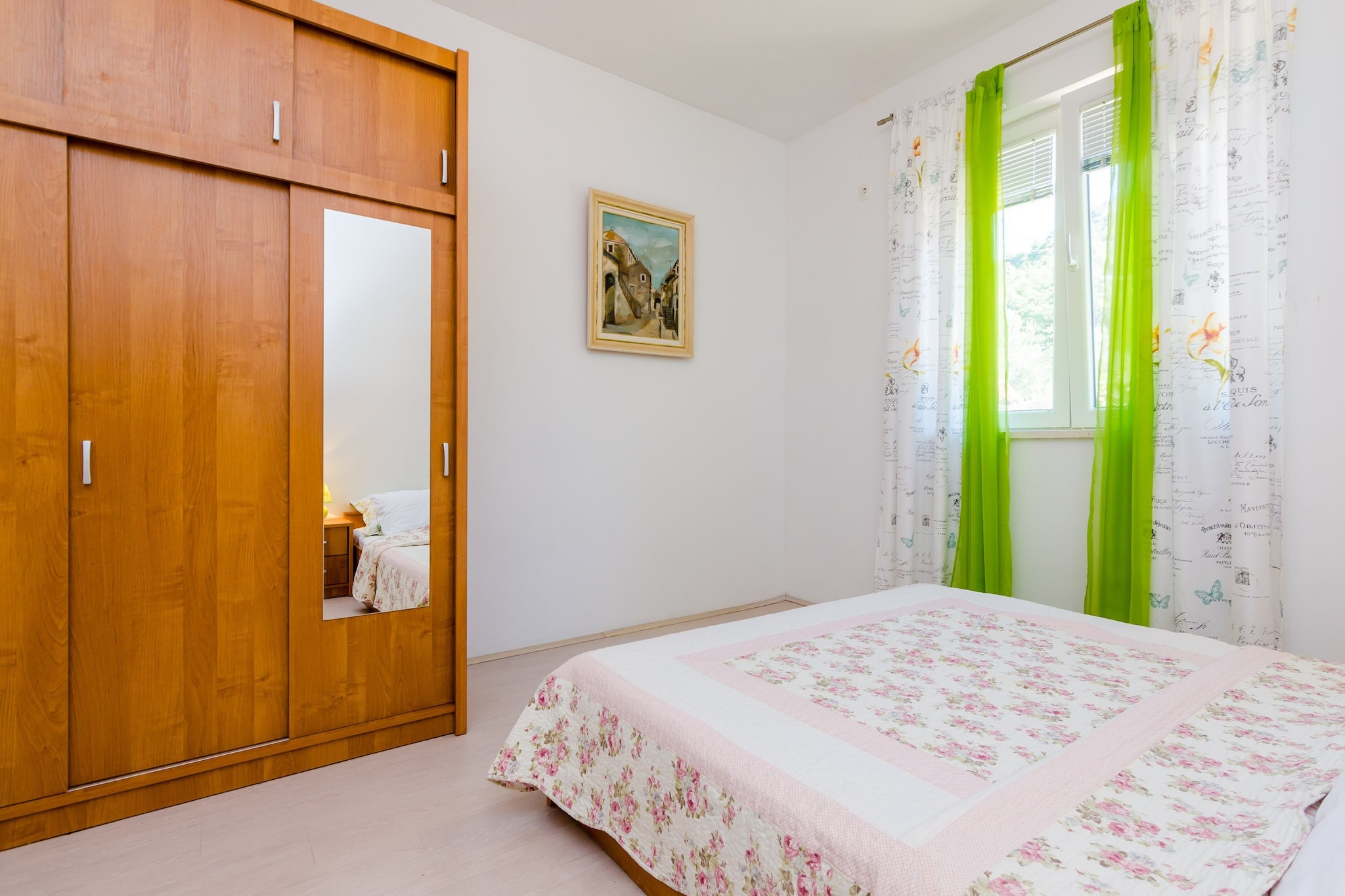 Apartments Kola's Mill - One Bedroom Apartment with Terrace and Sea View (A2)-Slaapkamer