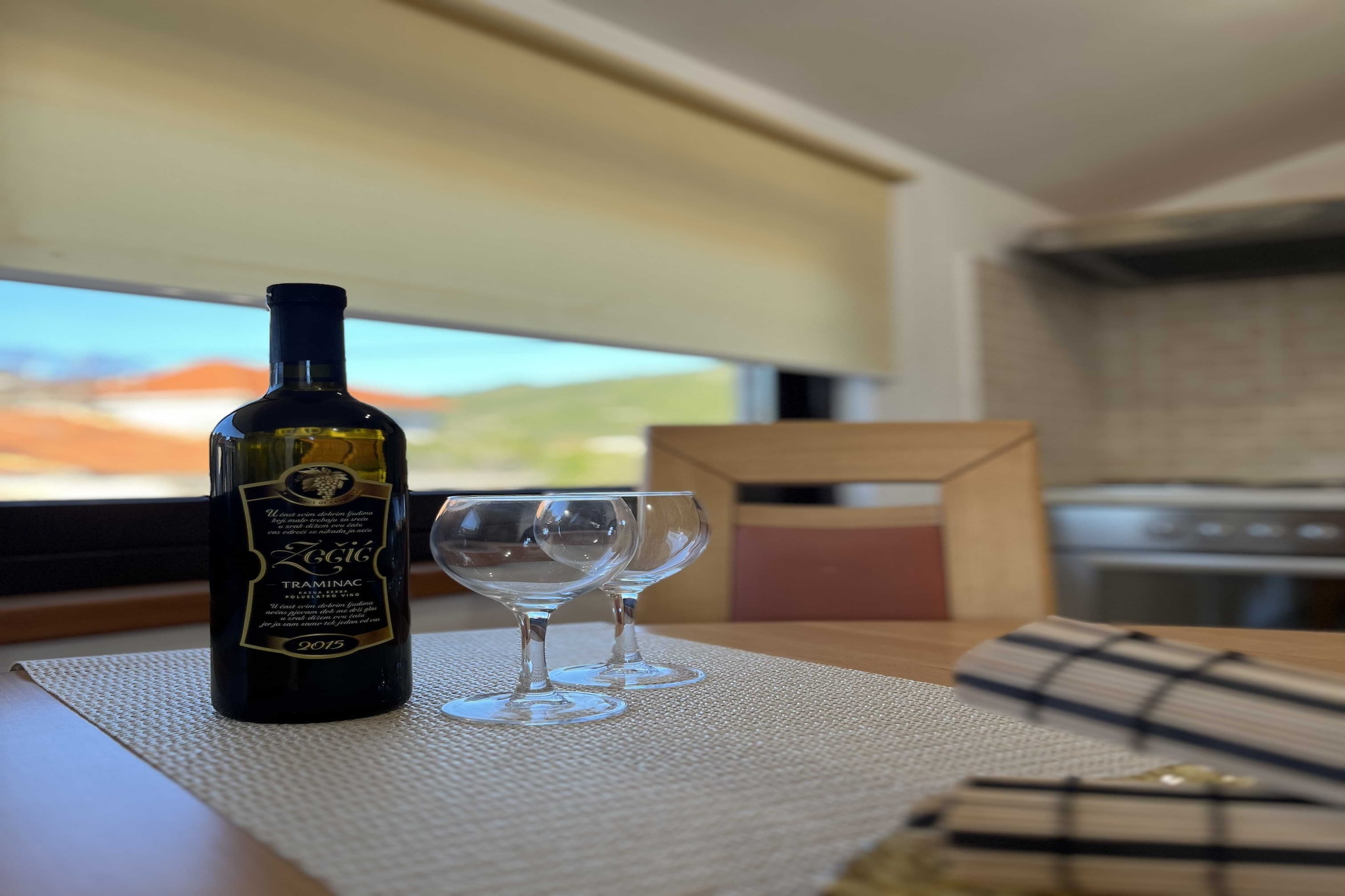 Apartment Josipa  Vela Luka- Studio Apartment with Balcony and Sea View-Keuken