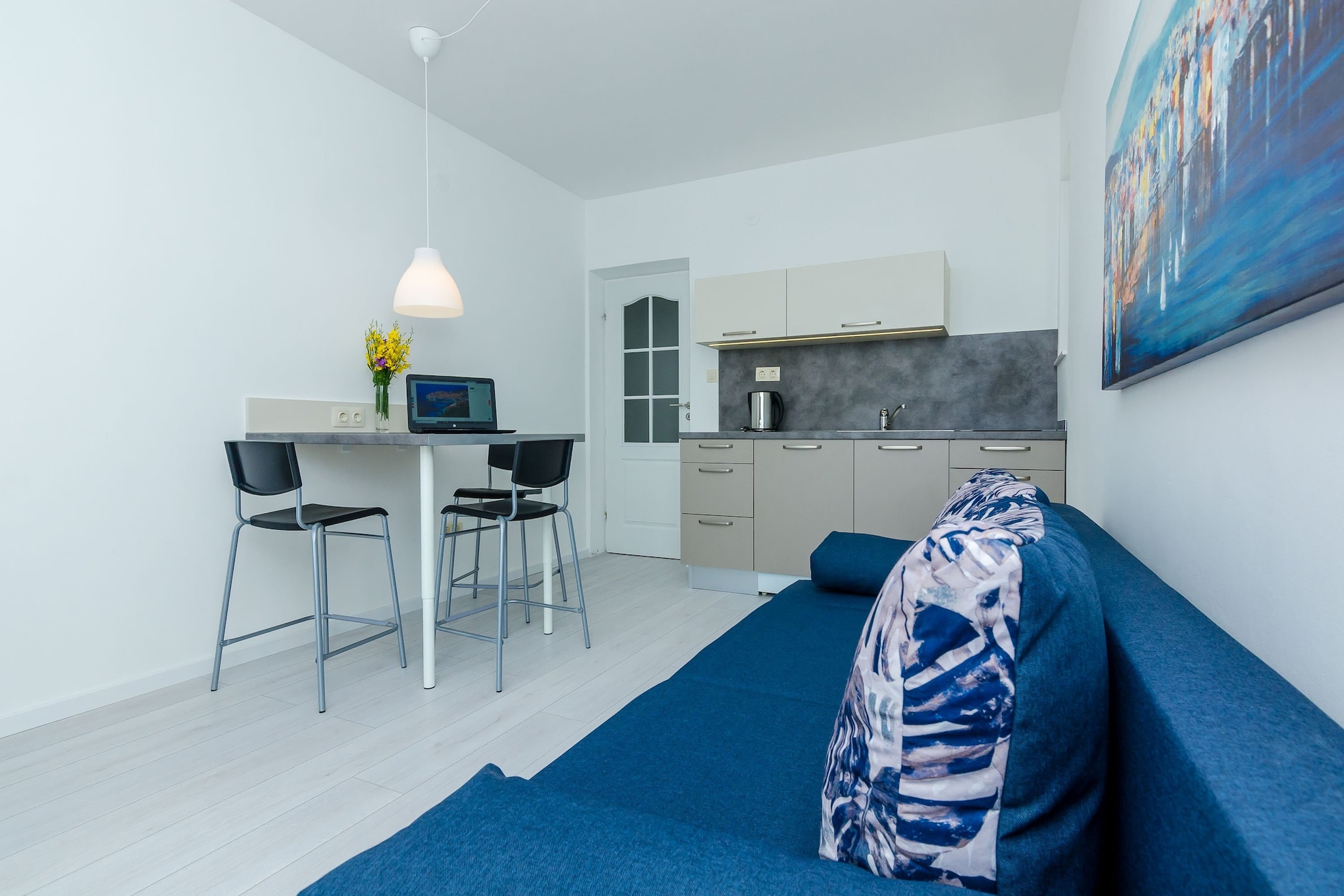 Villa Panorama is located in a small village of Plat, between Cavtat and Dubrovnik. 
Property offers 6 accommodation units.
Free parking place is available on site. Laundry service is available on request at an additional cost 8 euros.
Note: 
Languages Known: Italian , German , French and English.
Extra charge for Baby Cot: 15 euros.

This superior apartment is located on the upper floor. It features living area with seating area and flat screen TV. Free WiFi and air conditioning are provided. Apartment features kitchenette. Private bathroom comes with shower and hair dryer. Linen and towels are provided. Apartment features furnished terrace.

The nearest beach is located 400 m away from the property. The center of Mlini is 2 km from Villa Panorama. The grocery shop is located 3 kilometers away, while a restaurant serving local and Mediterranean cuisine and freshly prepared seafood can be reached within 200 meters. Pharmacy can be found at 3 km distance.

Dubrovnik Airport is 8 km away. while Dubrovnik Bus Station and Ferry Port, connecting the mainland with various Dalmatian islands, are 20 minutes ride from the apartment,