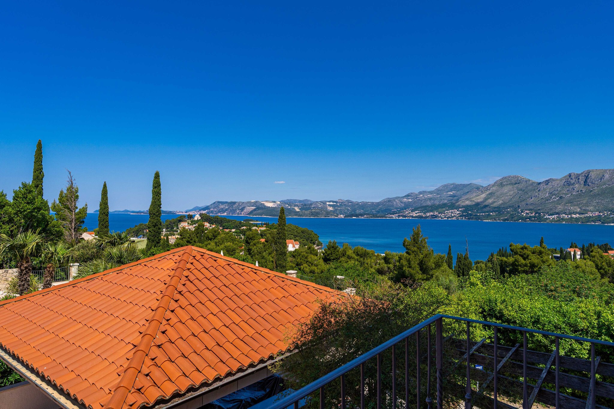 Villa Alegria Cavtat - One Bedroom Apartment with Balcony and Sea View (Apartment A)-Aussicht