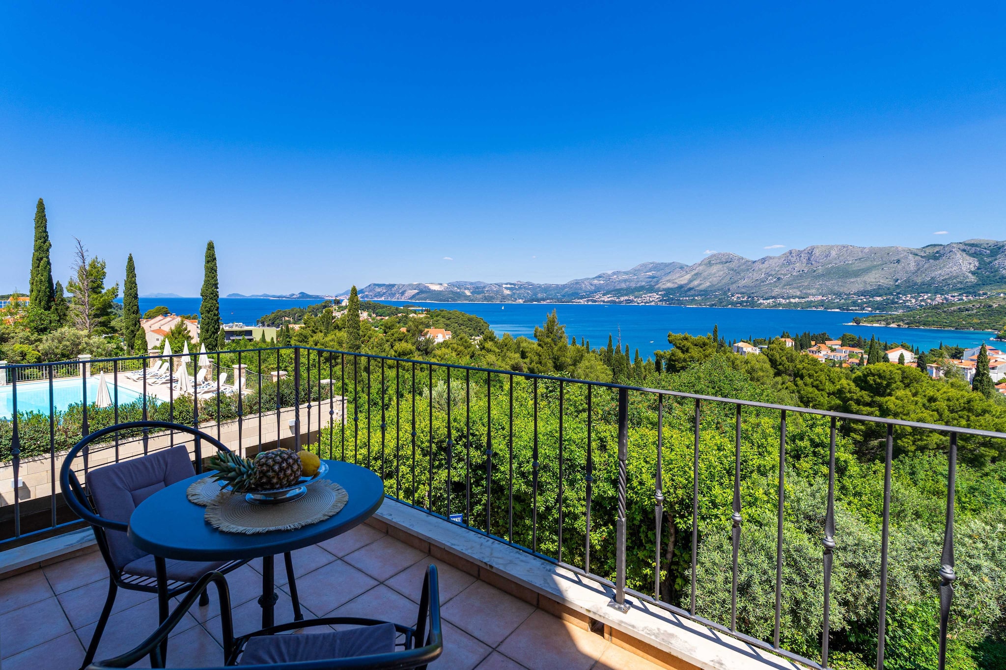 Villa Alegria Cavtat - One Bedroom Apartment with Balcony and Sea View (Apartment A)-Aussicht