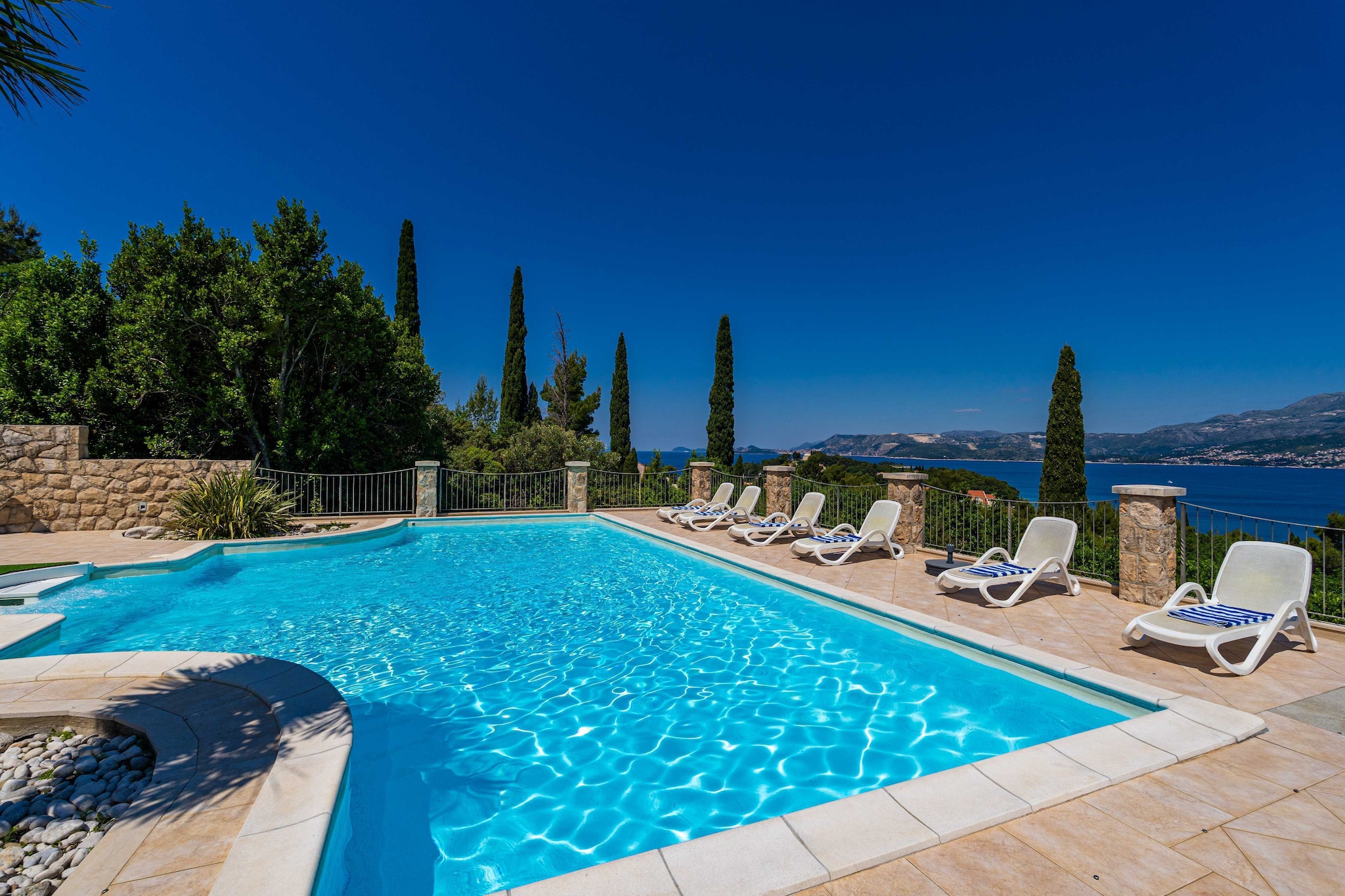 Villa Alegria Cavtat - Six Bedroom Villa with Swimming Pool and Sea View-Piscine