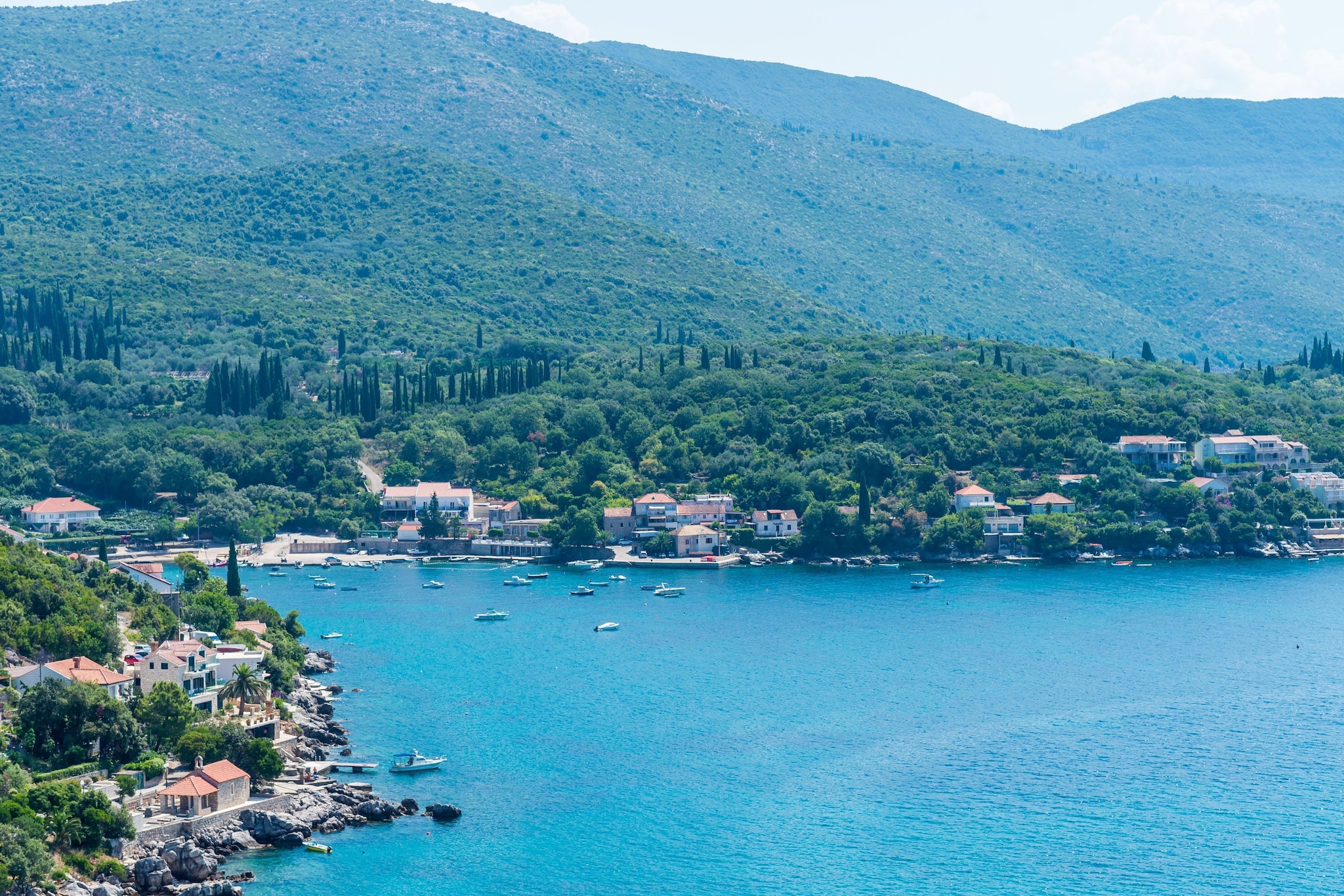 Apartments Sara (Molunat) - One Bedroom Apartment with Terrace and Sea View-Vue