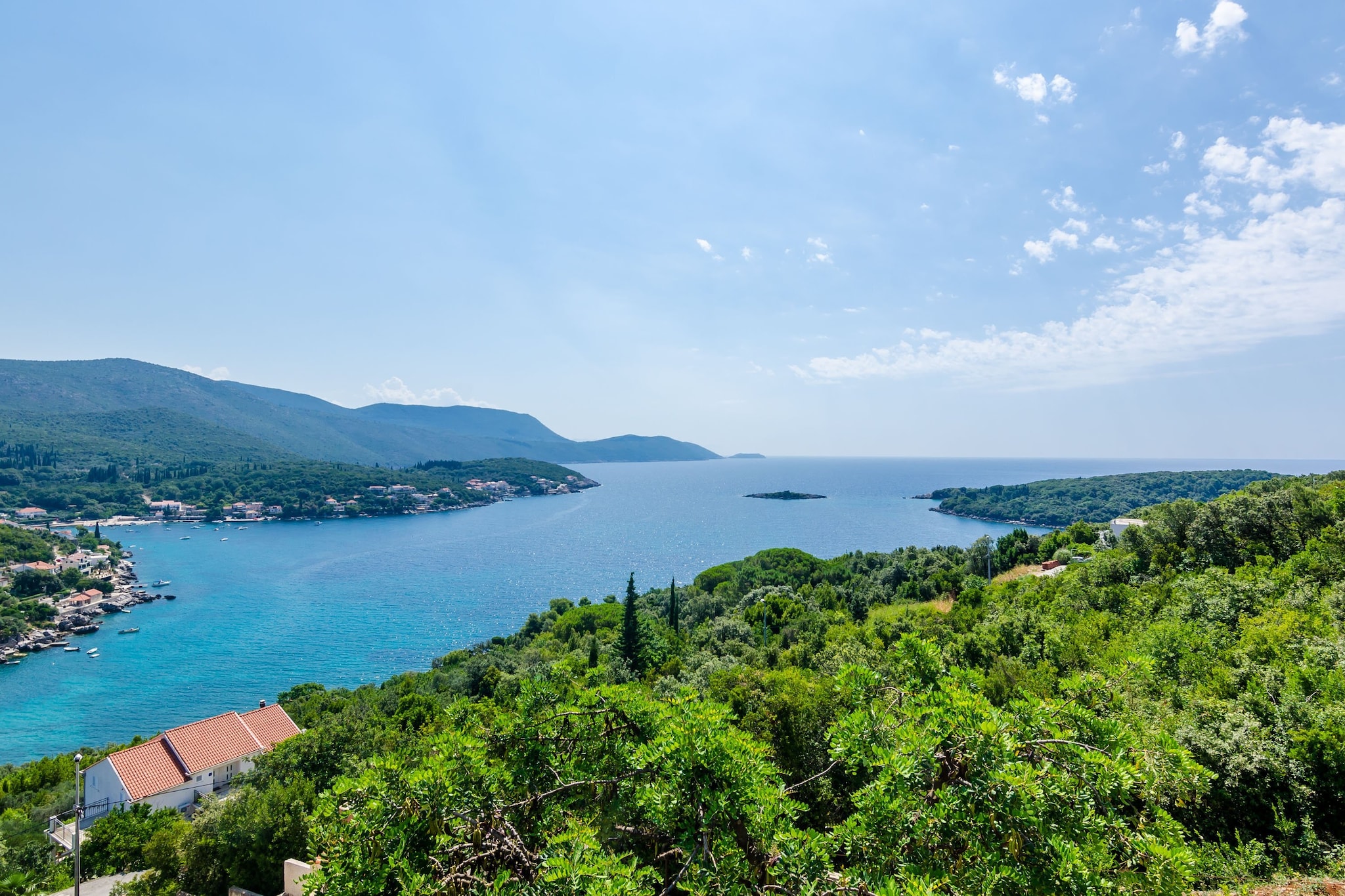 Apartments Sara (Molunat) - One Bedroom Apartment with Terrace and Sea View-Vue