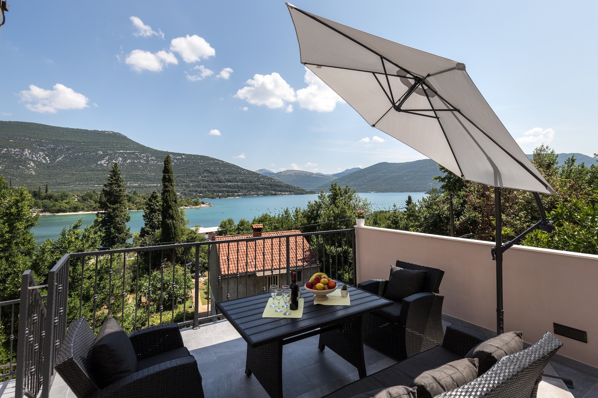 Holiday Home Monika - Two Bedroom Holiday Home with Terrace and Sea View-Terrace