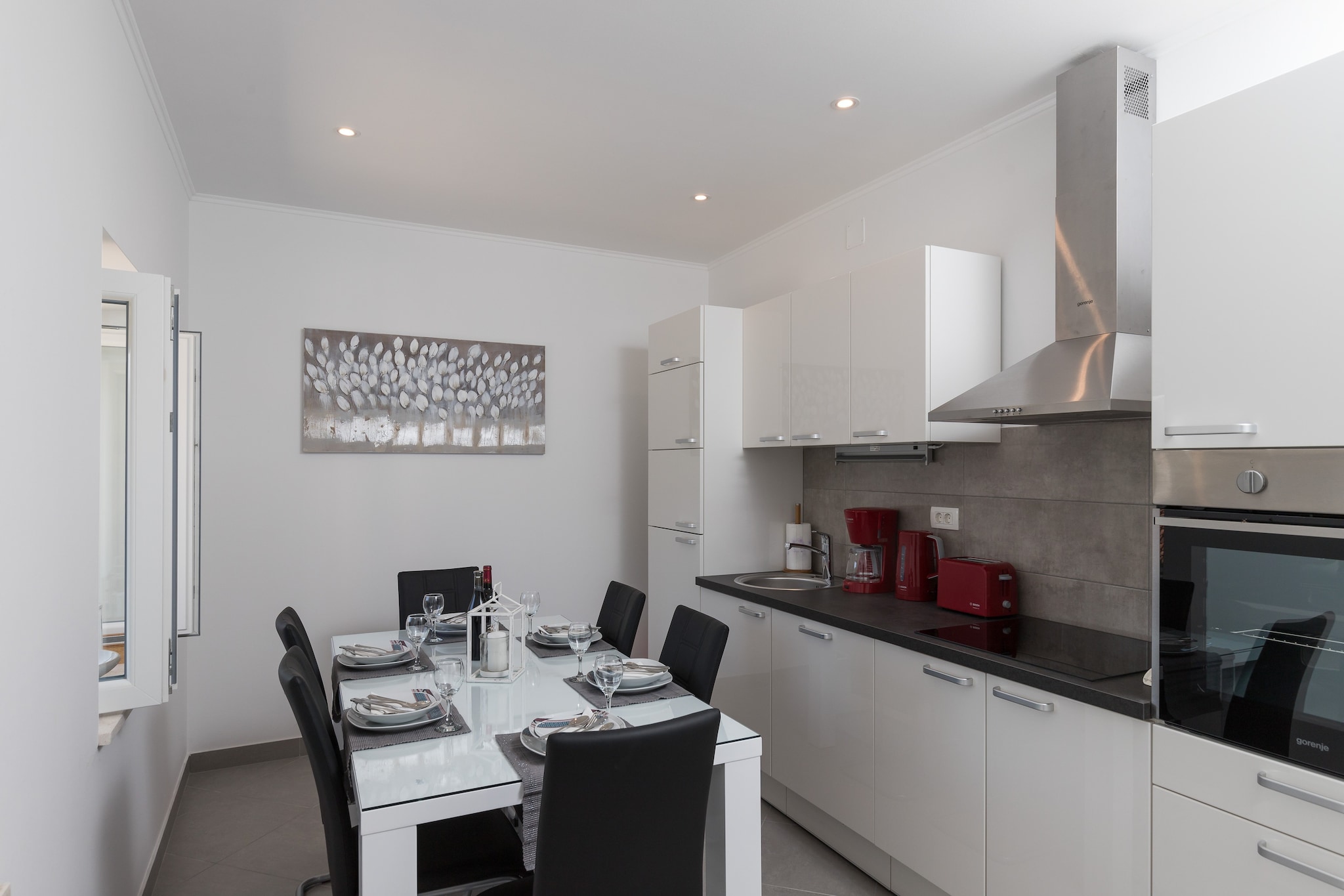 Holiday Home Monika - Two Bedroom Holiday Home with Terrace and Sea View-Dining room