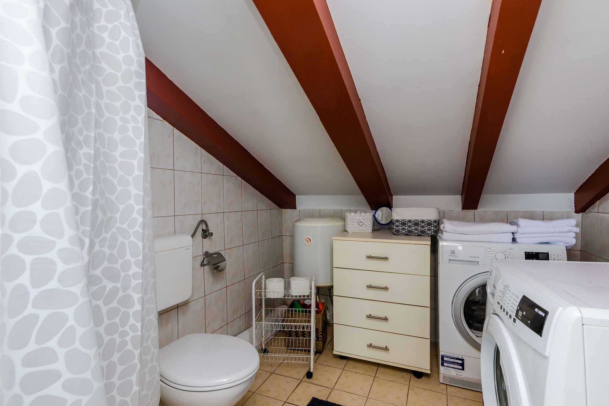 Apartment Lukas Dubrovnik - One Bedroom Apartment with Terrace and Sea View-Badkamer