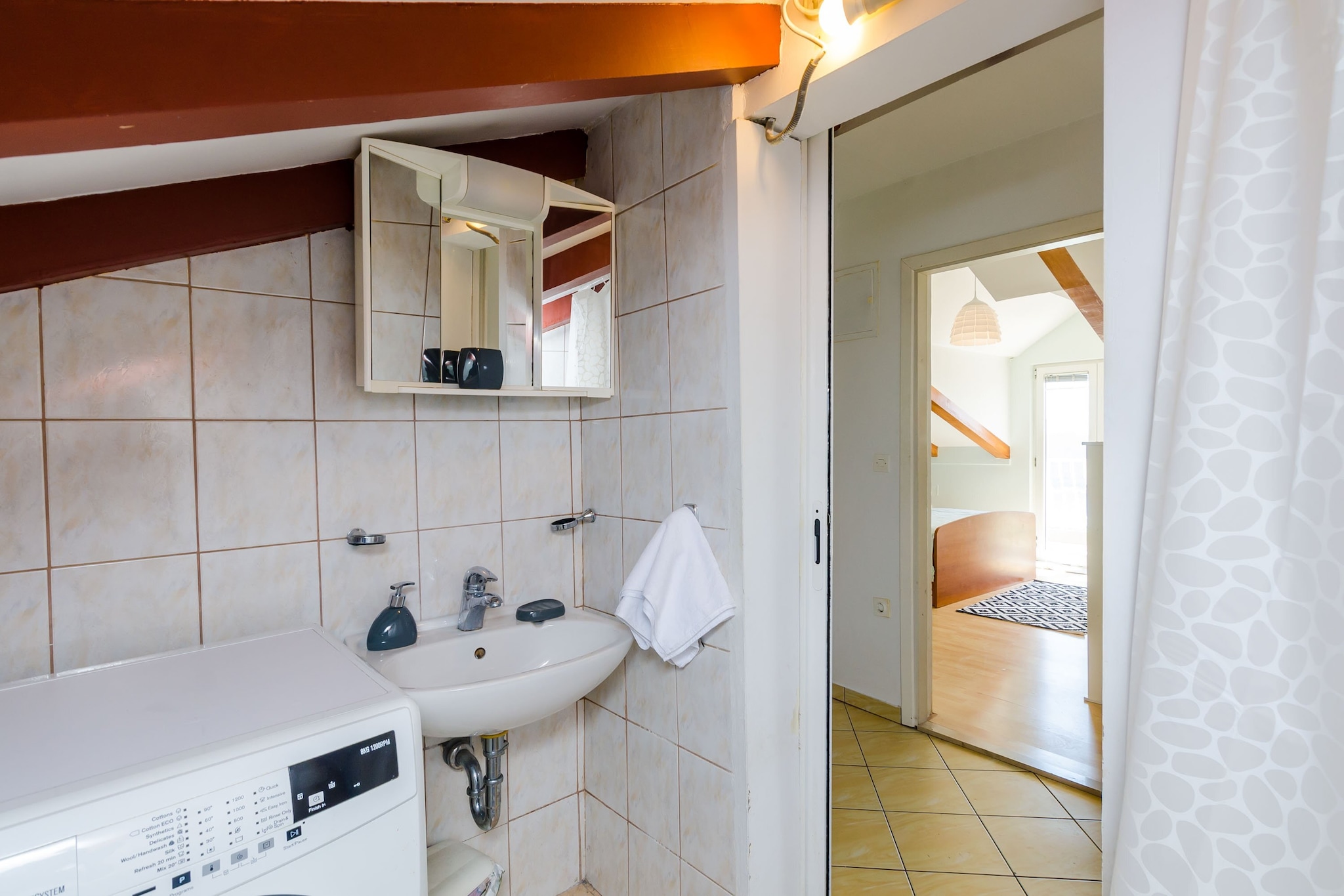 Apartment Lukas Dubrovnik - One Bedroom Apartment with Terrace and Sea View-Badkamer
