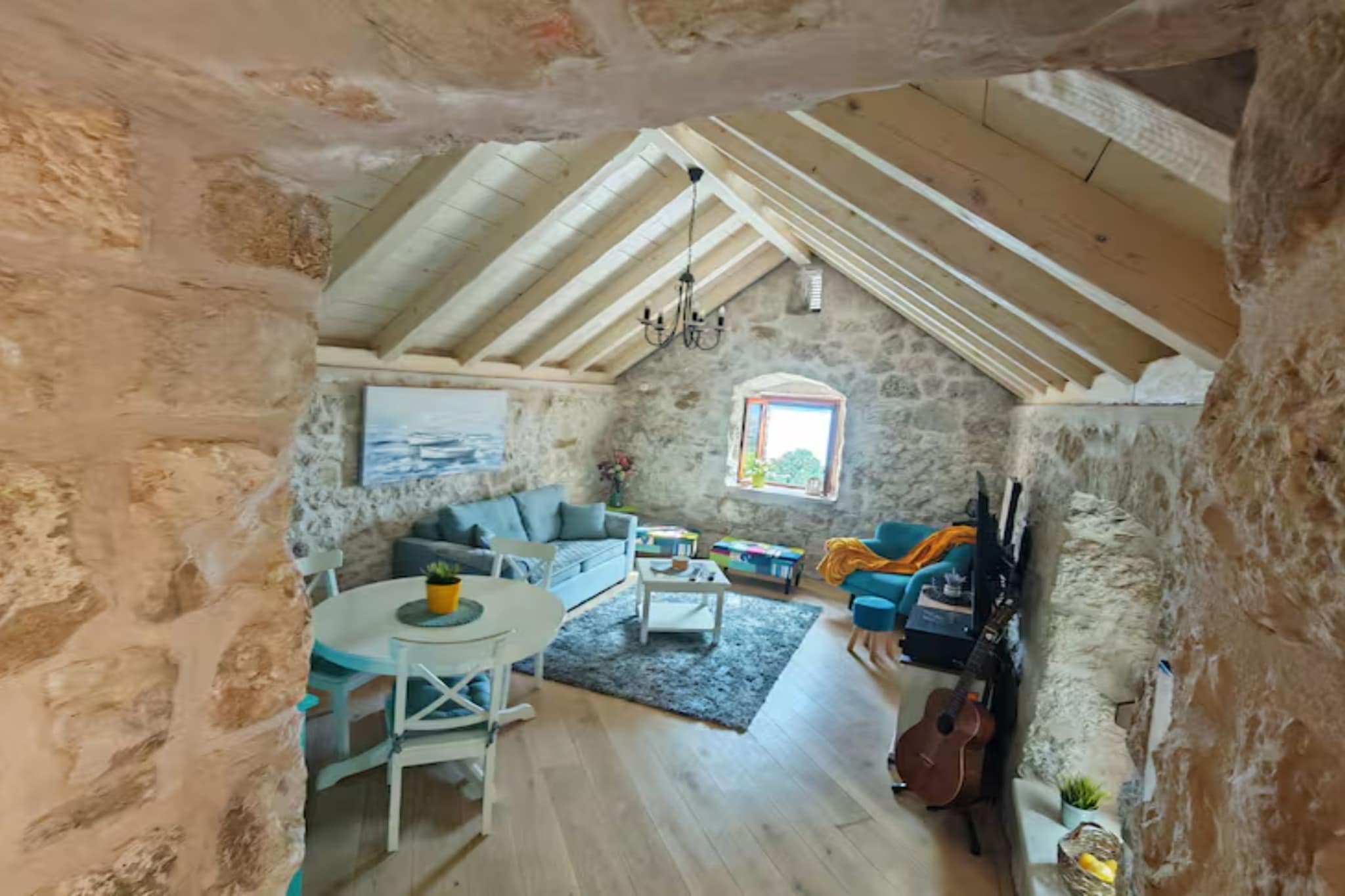 Villa Dalmata - Two-Bedroom House with Terrace and Sea View - Salon