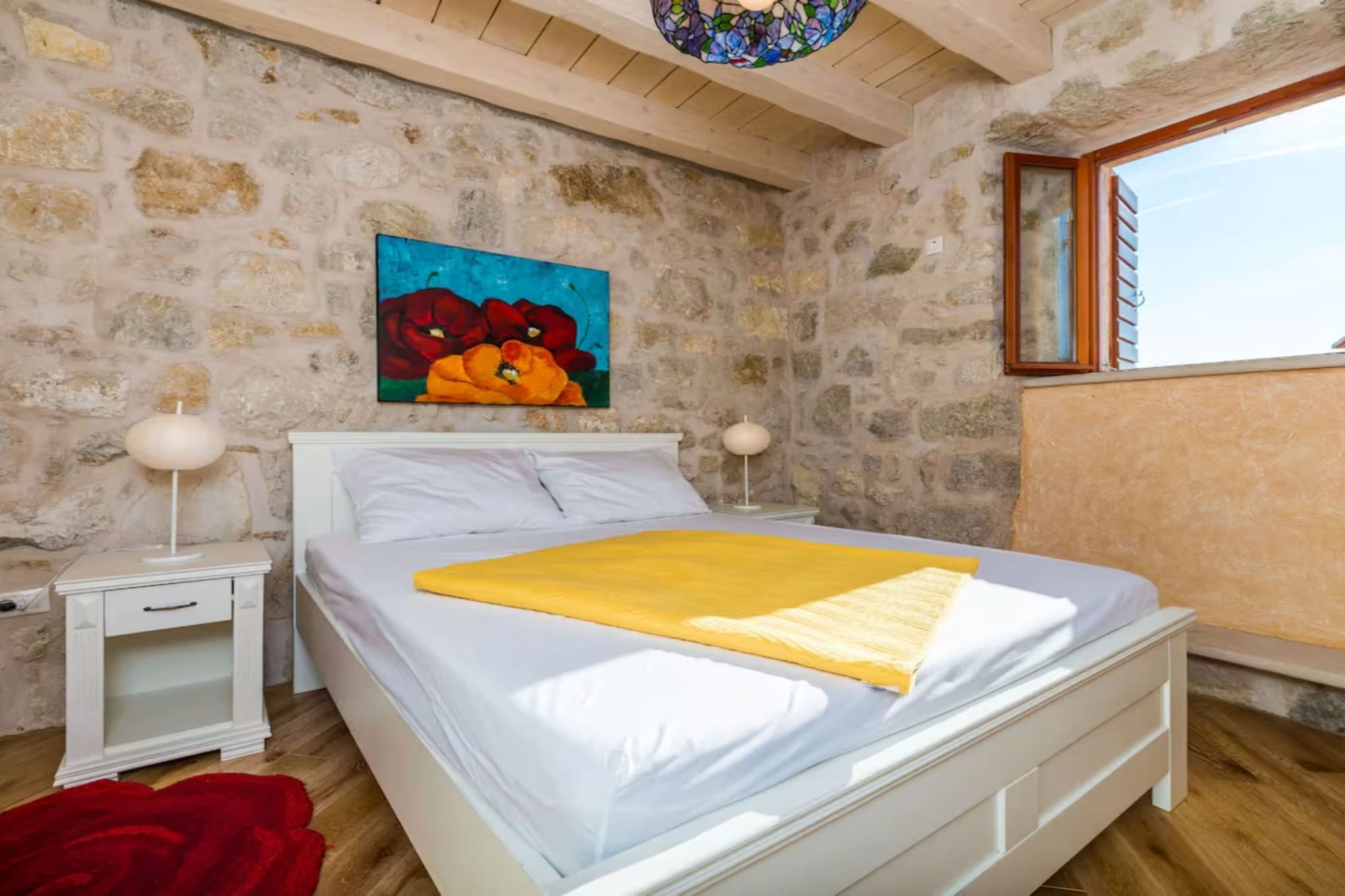 Villa Dalmata - Two-Bedroom House with Terrace and Sea View - Chambre