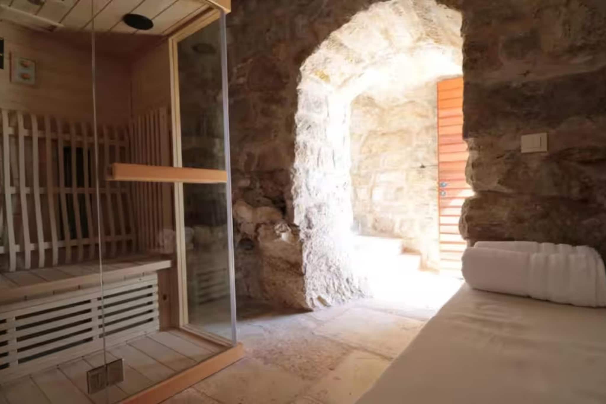 Villa Dalmata - Two-Bedroom House with Terrace and Sea View - Sauna