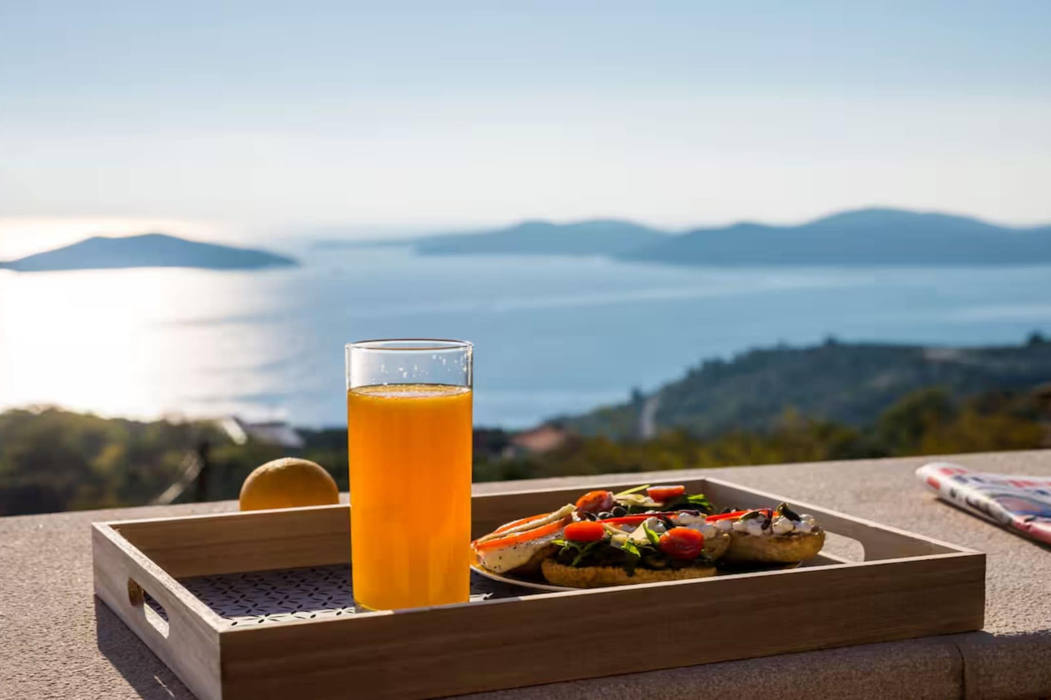 Villa Dalmata - Two-Bedroom House with Terrace and Sea View - Terrasse