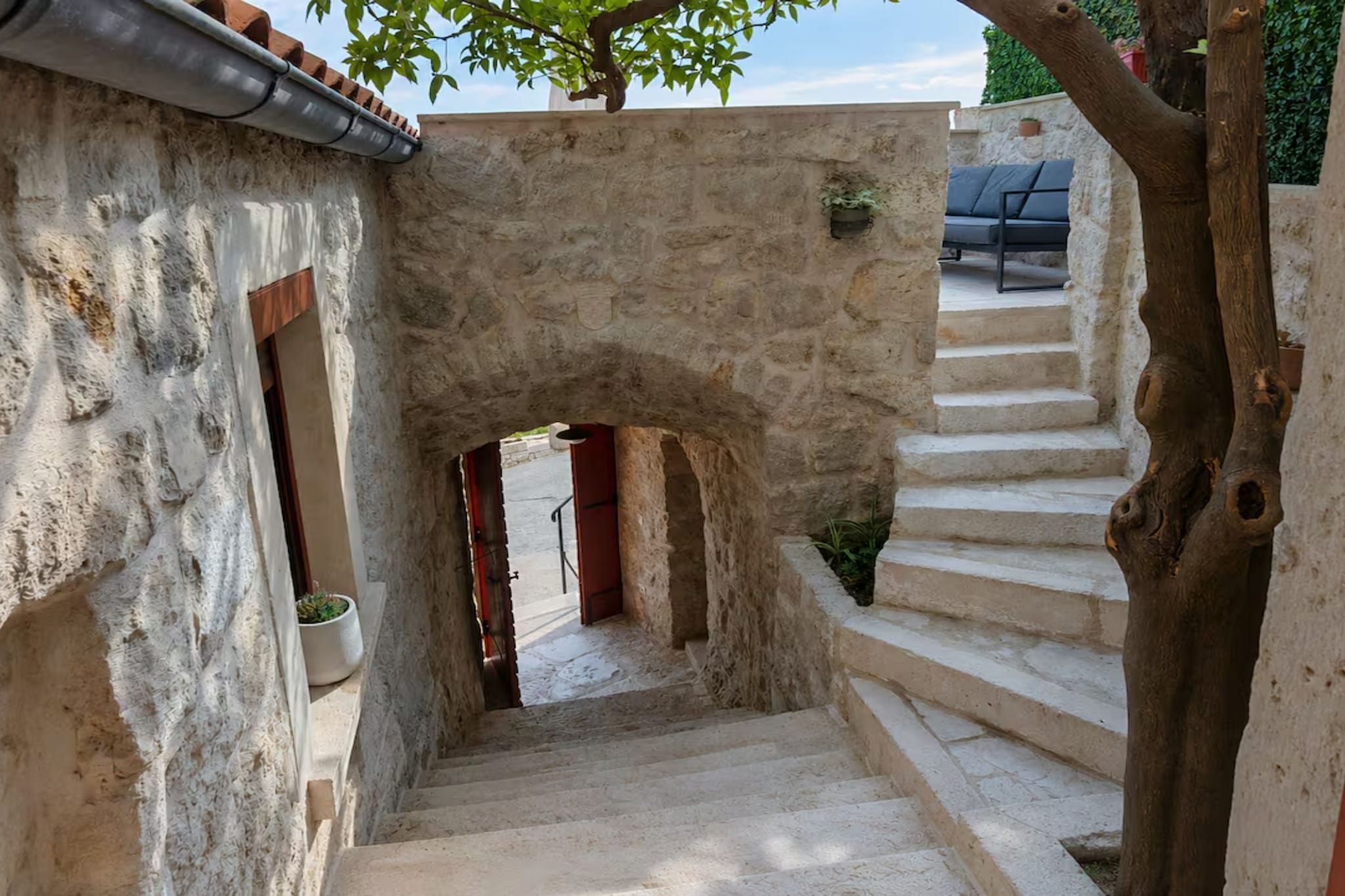 Villa Dalmata - Two-Bedroom House with Terrace and Sea View - Extérieur