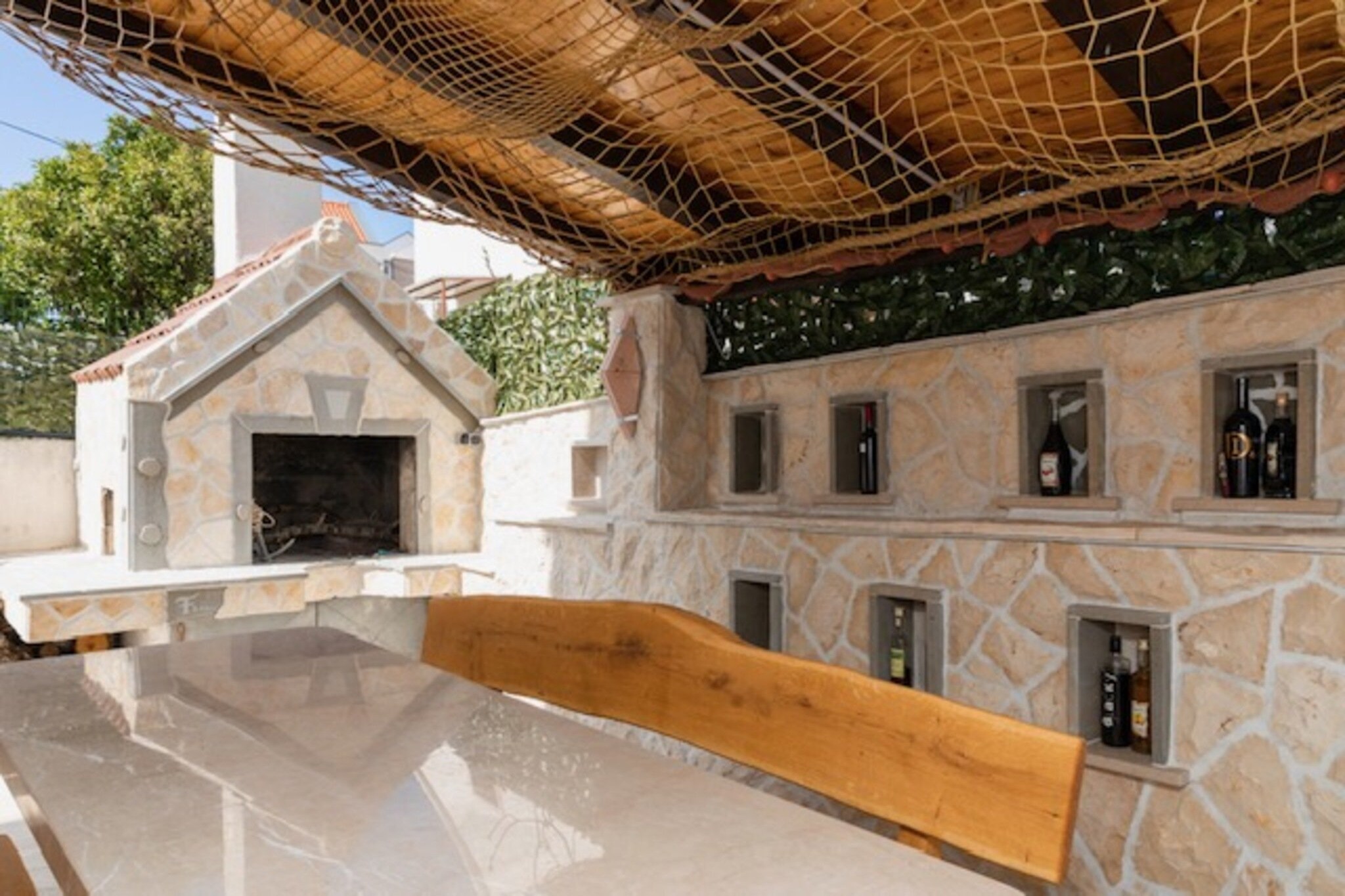 Villa Supetar Garden - Two Bedroom Apartment with Terrace-Uitzicht