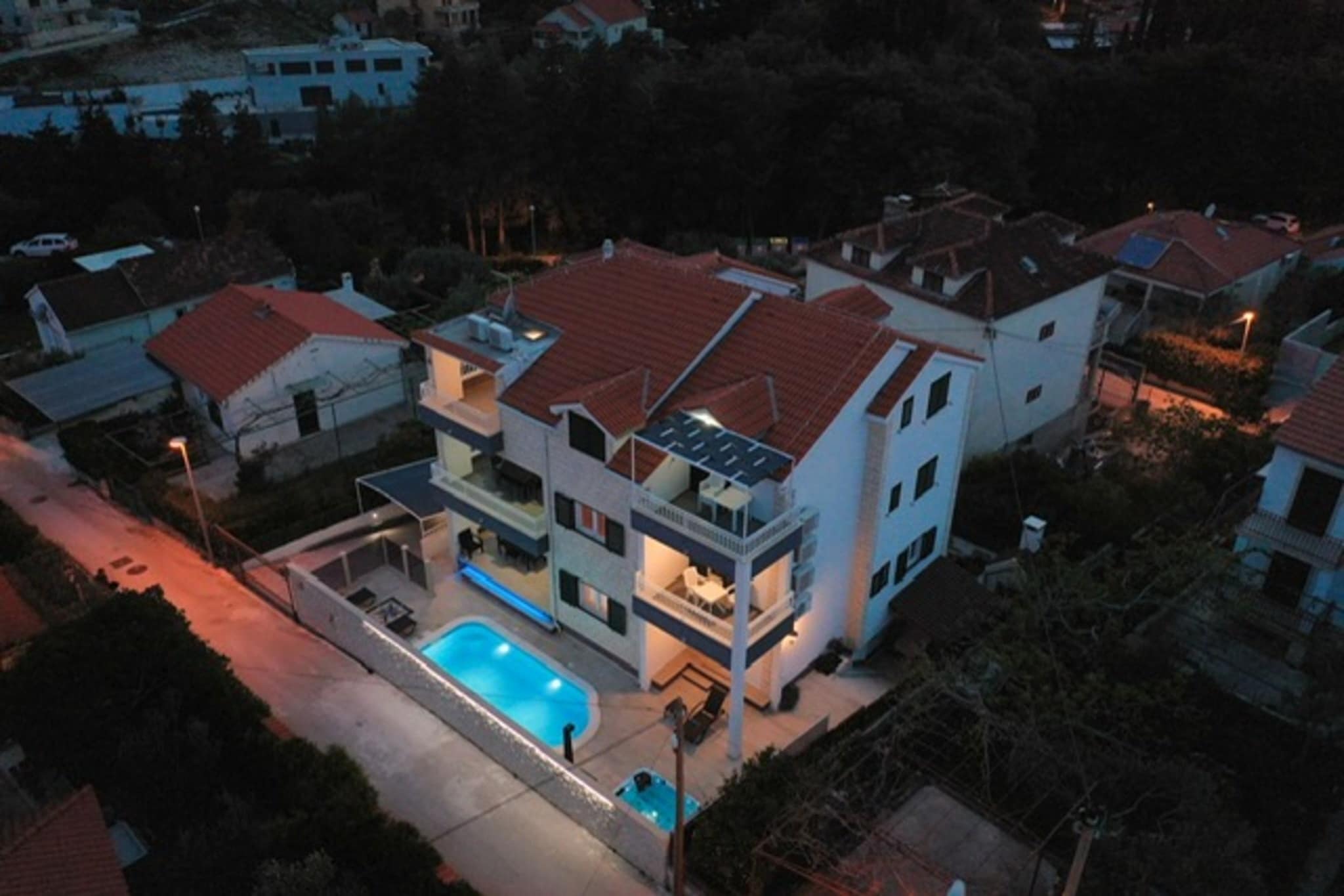 Villa Supetar Garden - Two Bedroom Apartment with Terrace-Uitzicht