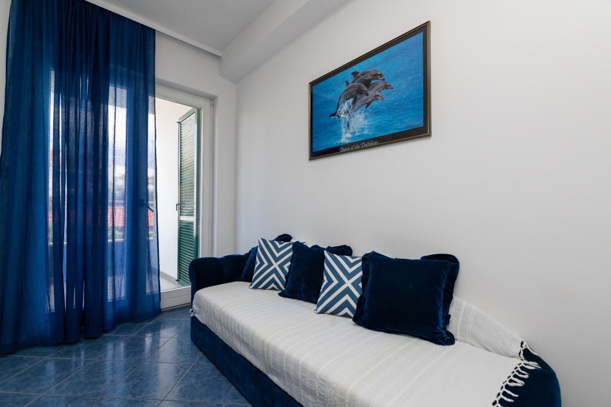 Villa Supetar Garden - Two Bedroom Apartment with Balcony-Terrasbalkon