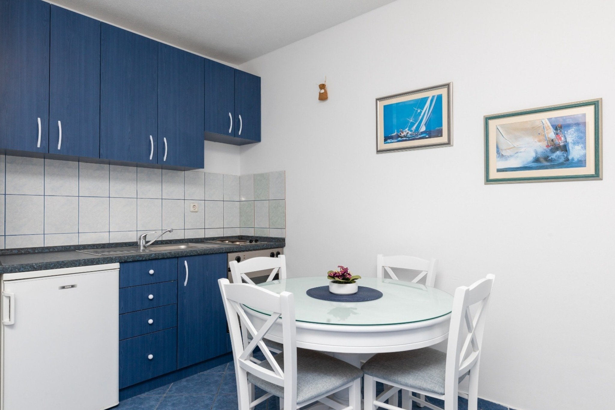 Villa Supetar Garden - Two Bedroom Apartment with Balcony-Keuken