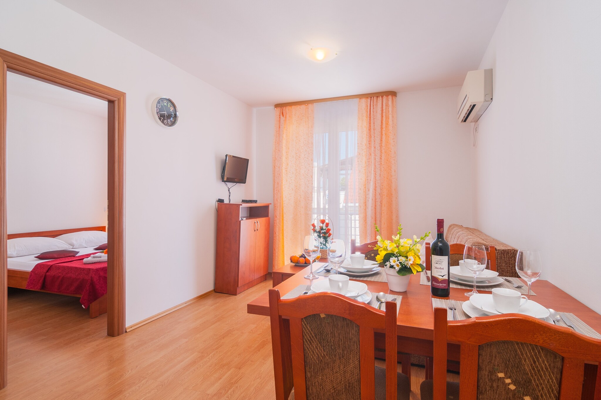 Apartments Island Beat - Two Bedroom Apartment with Balcony and Sea View (A2) (ST)