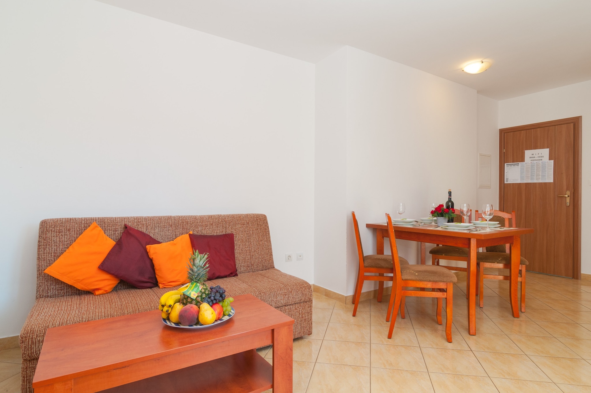 Apartments Island Beat are situated in the city of Supetar, on the northern side of the Dalmatian island of BraÄ. BraÄ is island of culture and adventure, located in the Adriatic Sea, and is the closest one to Split. The property offers six accommodation units. 
Luggage storage is possible prior check in and after check out, so you can explore the city a little more before your departure.
Private parking is provided, reservation is not required.

This lovely two bedroom apartment  is perfectly fit for up to 4 guests.
Apartment features free WiFi, air-conditioning, and flat-screen cable TV, as well as well equipped  kitchen with combined dining area and living room. Private bathroom comes with shower and free toiletries. The apartment will also provide guests with furnished balcony.

Due to property's excellent position, guests can find everything they need for everyday life during their vacation in smaller range. Tourist info, bank, beach, so as ferry are 800 m away from property, bus stop and post office are 500 m from property, while gas station is 2 km away. Ambulance and pharmacy are 700 m from property, supermarket is 800 m from property, while restaurant is 500 m away.

Ferry port in Supetar is 1 km away from the property, while BraÄ Airport is 30 km away. The closest inland airport is Split Airport, which is 42 km away.