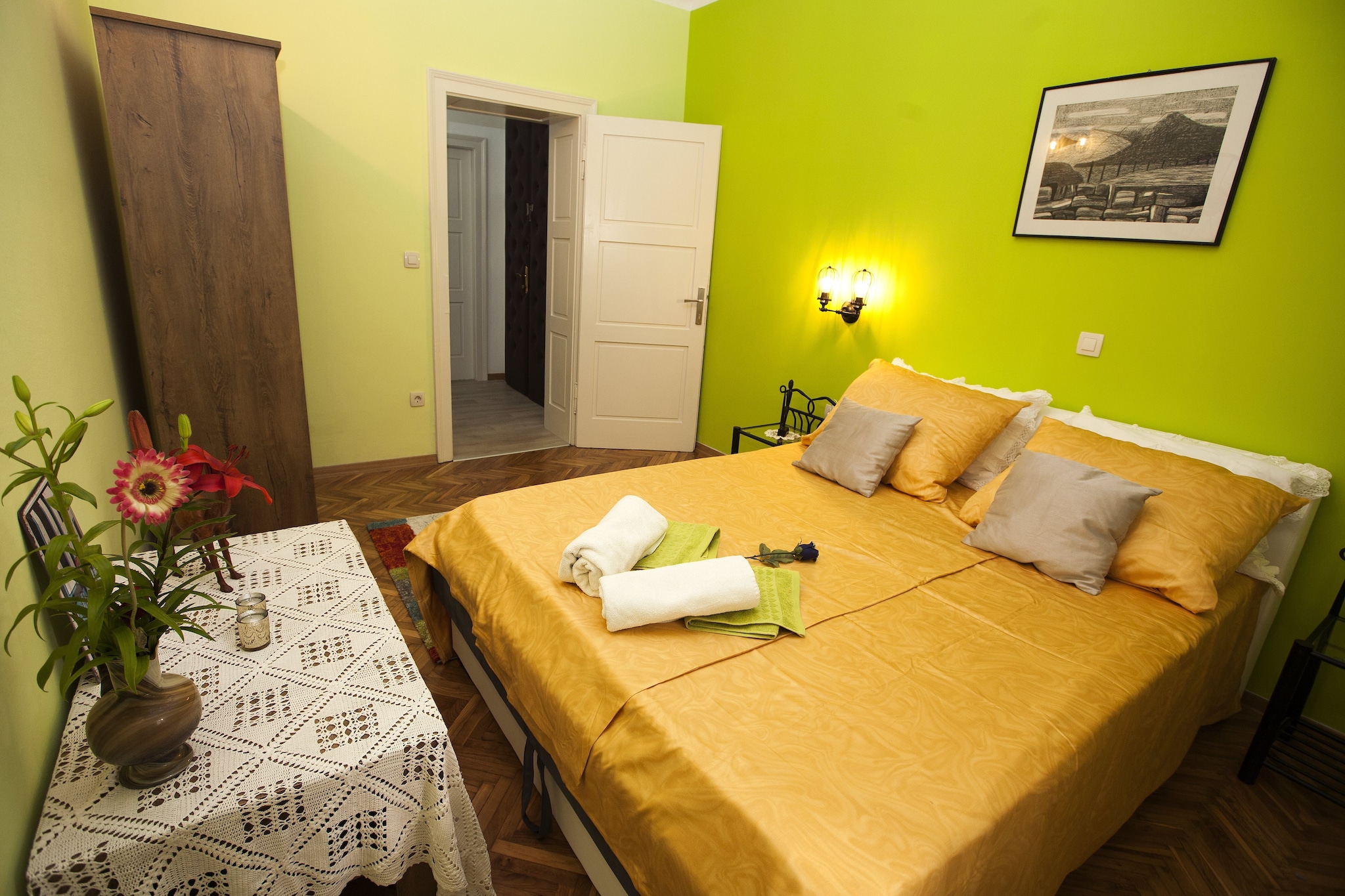 Zen Apartment - One Bedroom Apartment-Slaapkamer