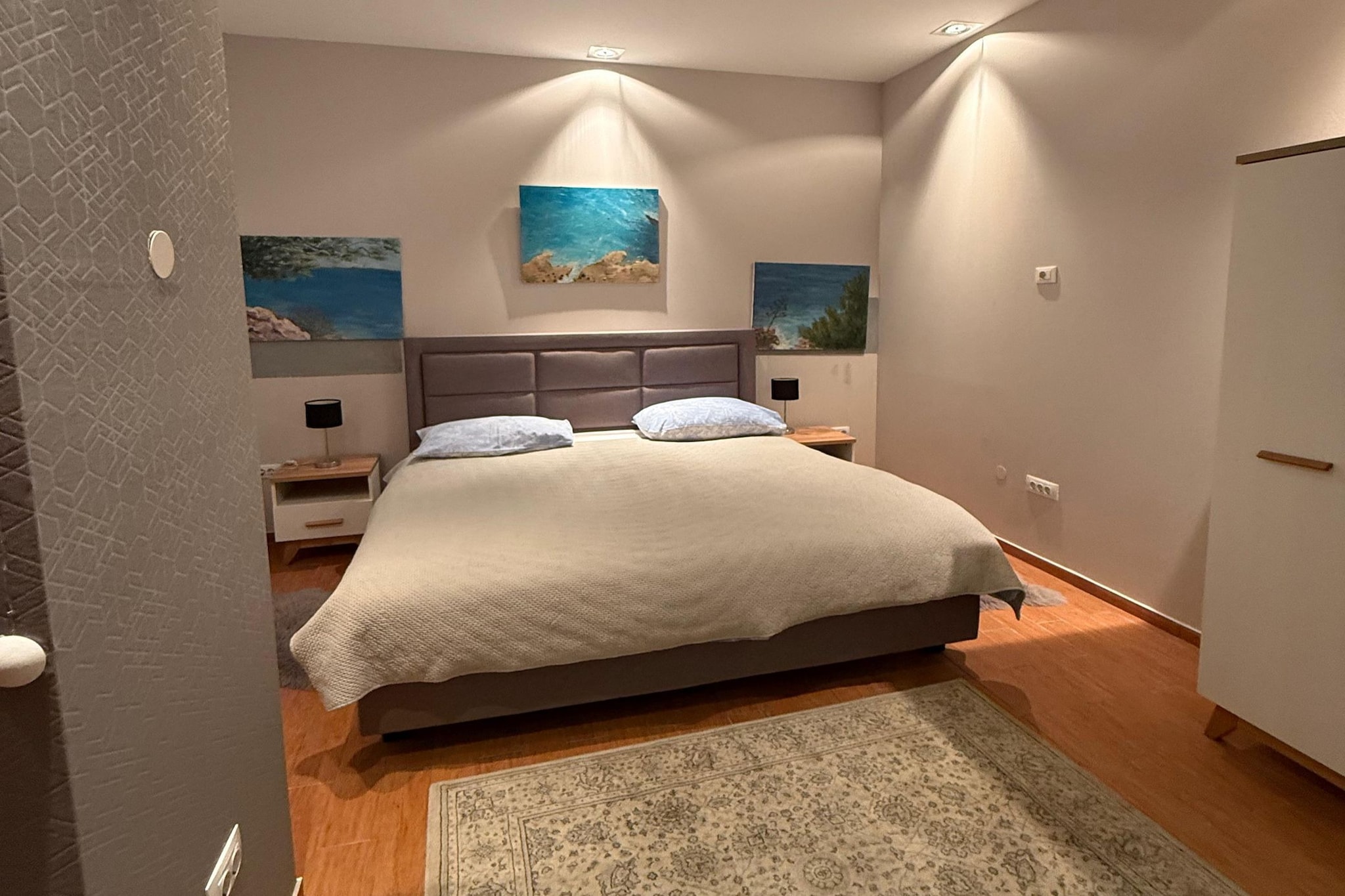 Apartment Frankie's Place - Two-Bedroom Apartment with Terrace and Sea View - Schlafzimmer