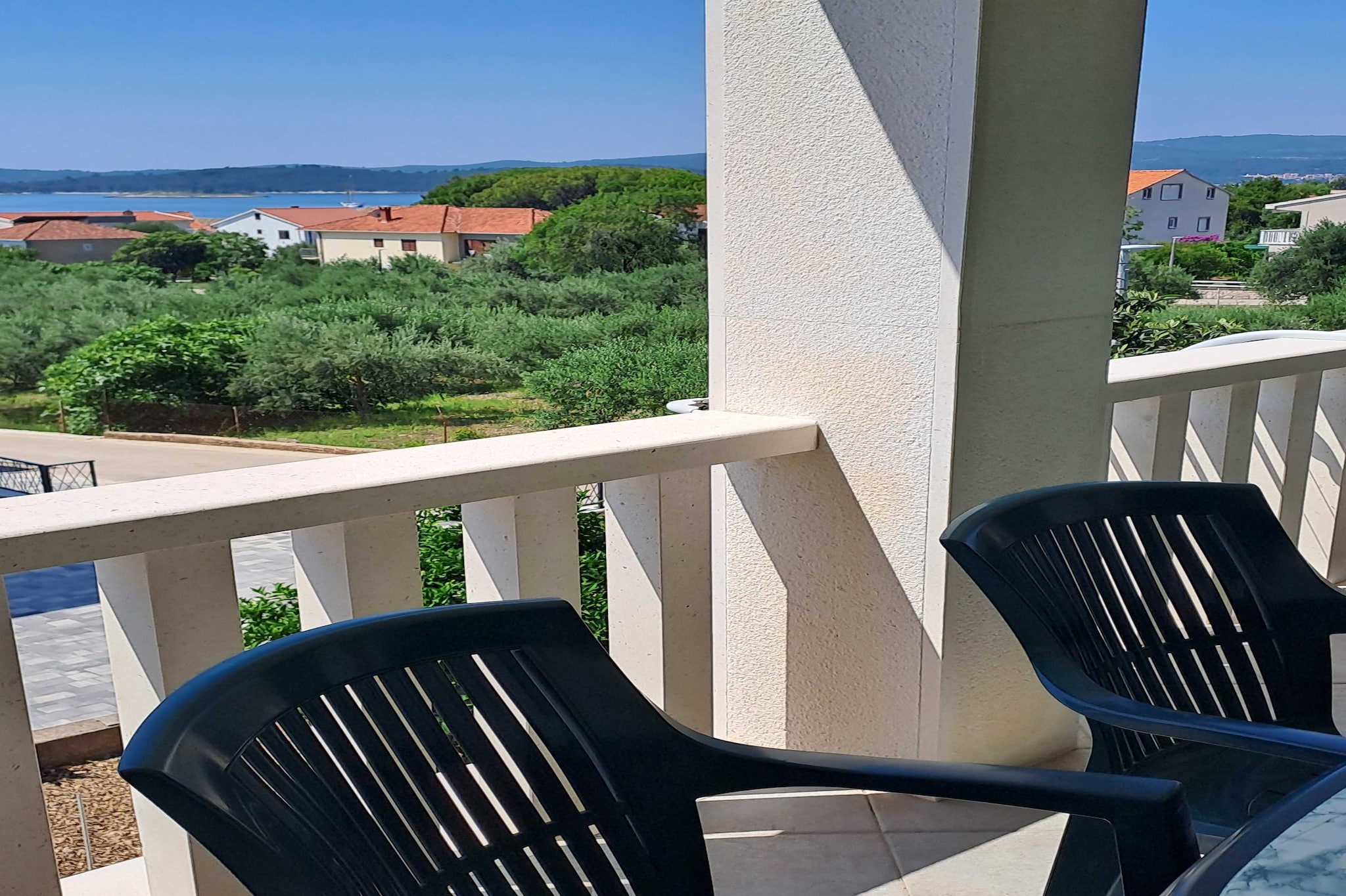 Apartments Sunny Side Orebić-One Bedroom Apartment with Terrace-Terrasbalkon