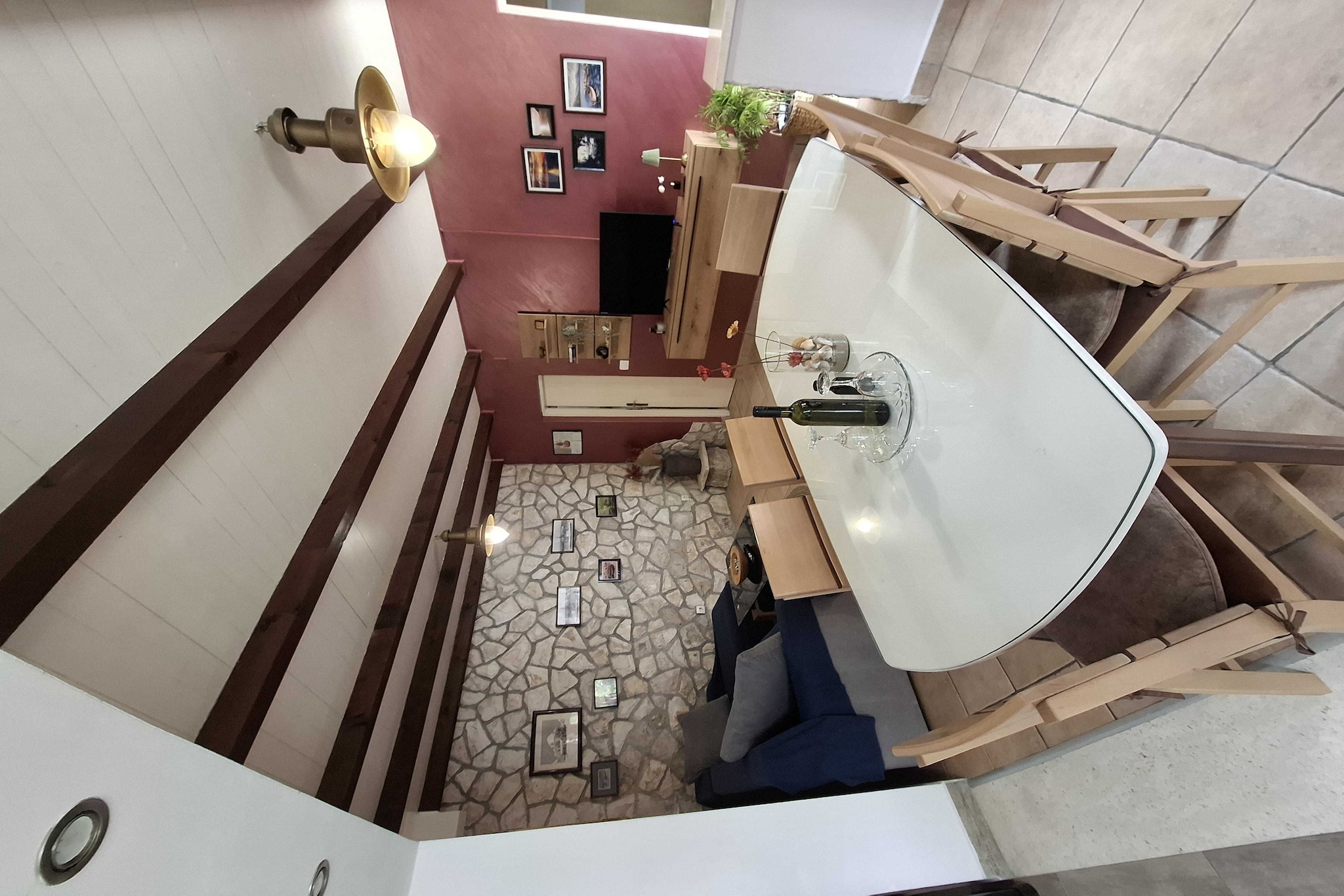 Holiday Home Luna - Two Bedroom Holiday Home with Sea View - Salon