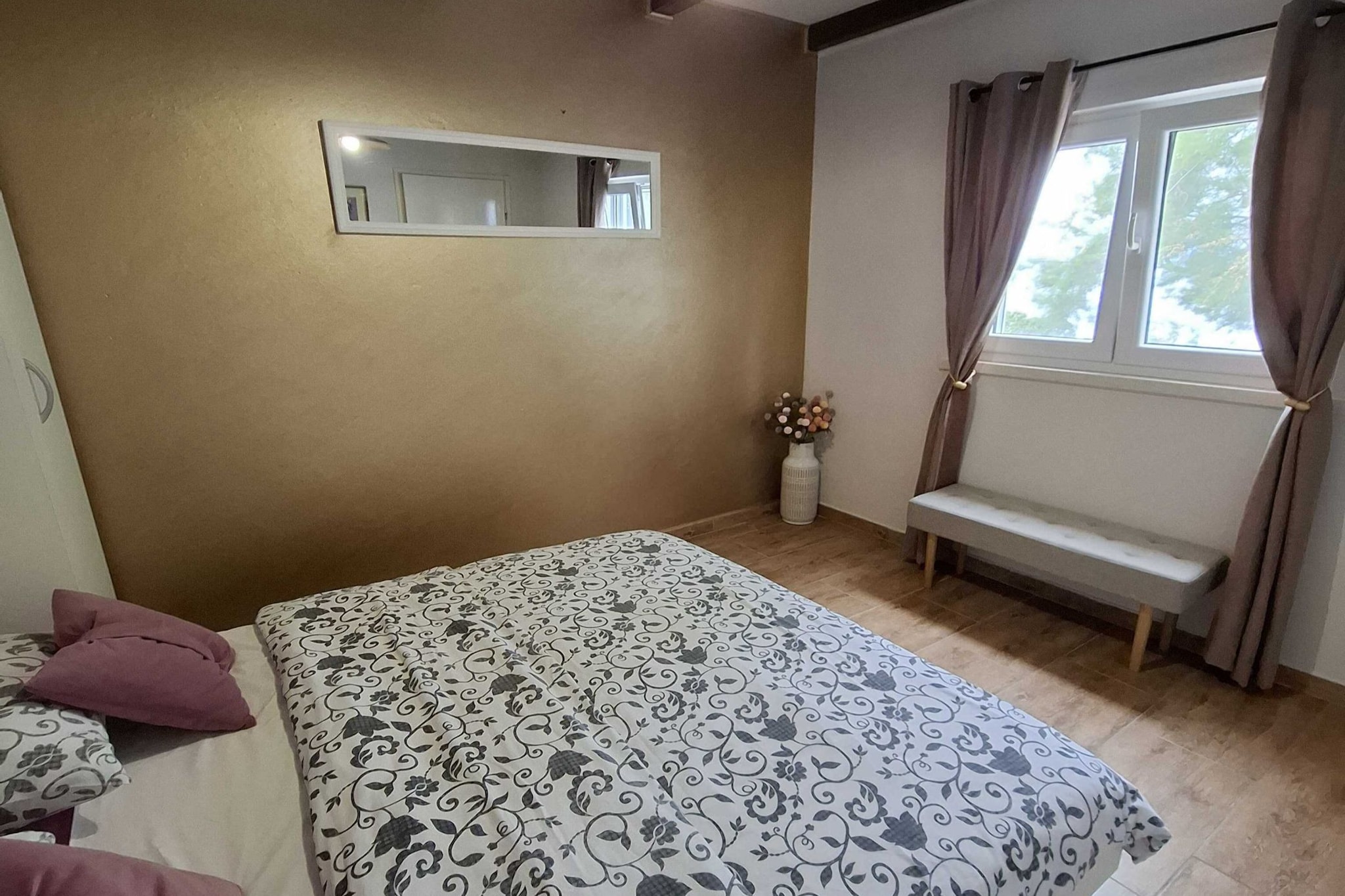 Holiday Home Luna - Two Bedroom Holiday Home with Sea View - Chambre
