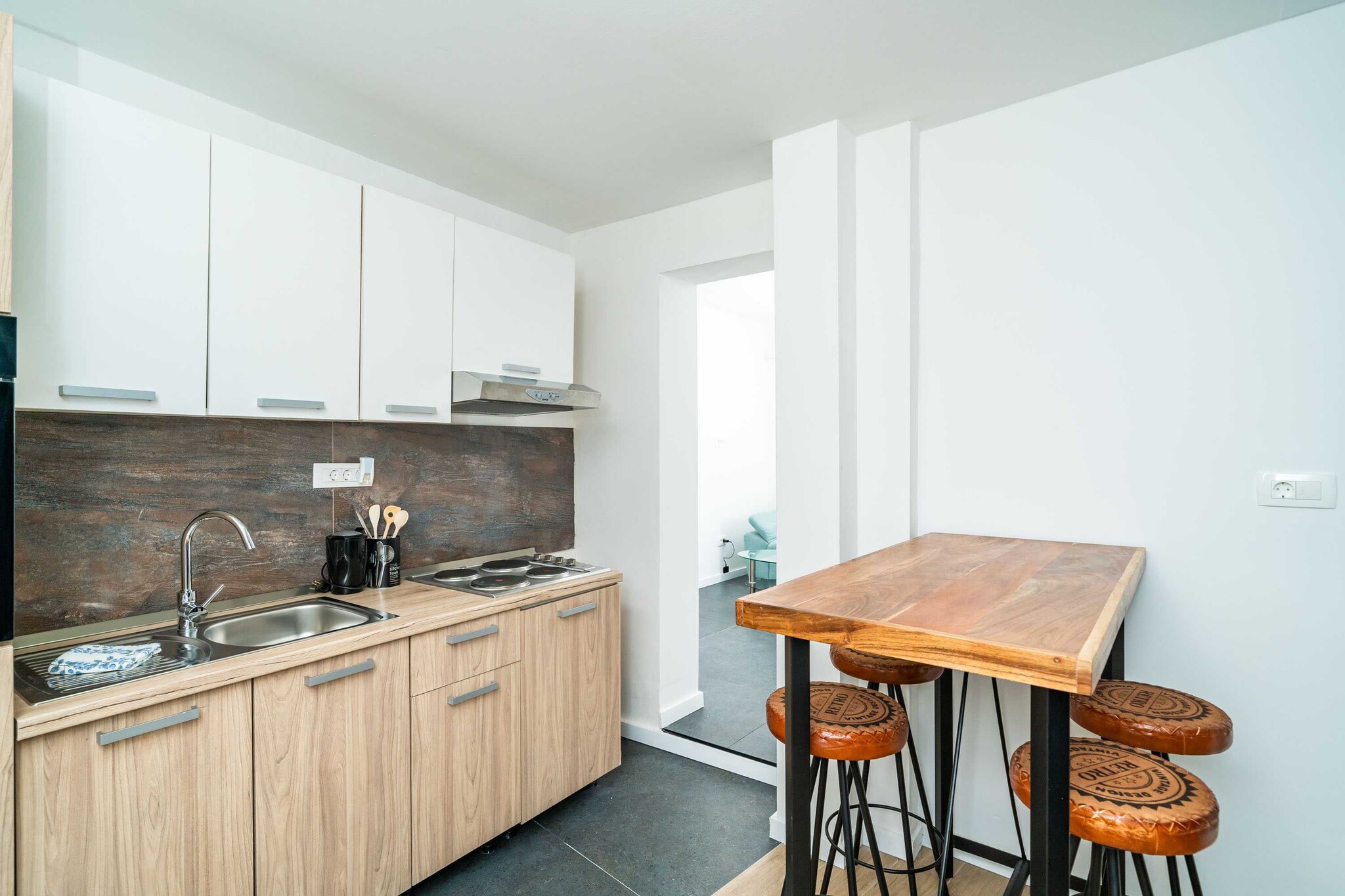 Apartments Dub - One-Bedroom Apartment  (no.4)-Keuken