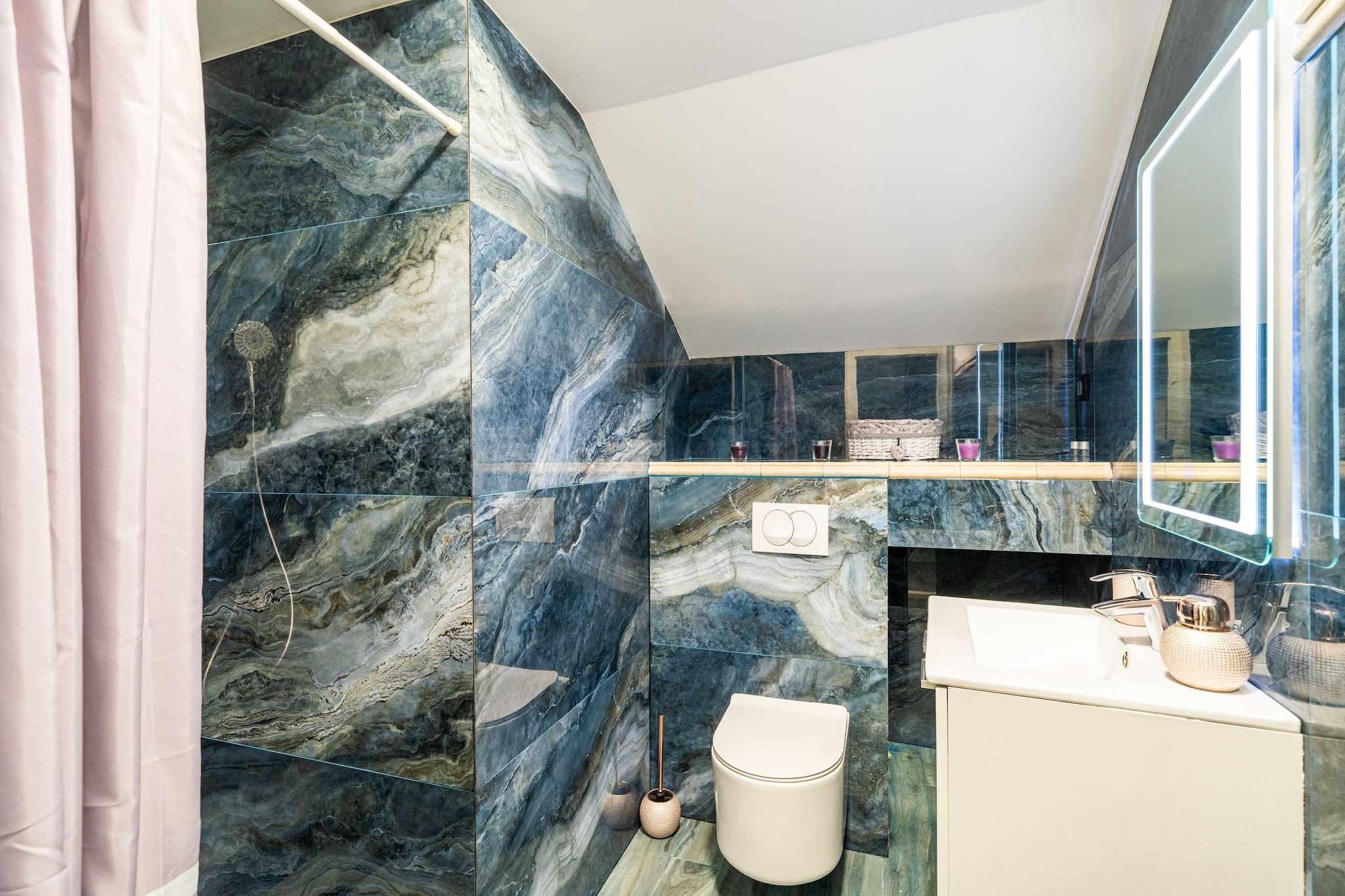 Apartments Dub - One-Bedroom Apartment  (no.4)-Badkamer