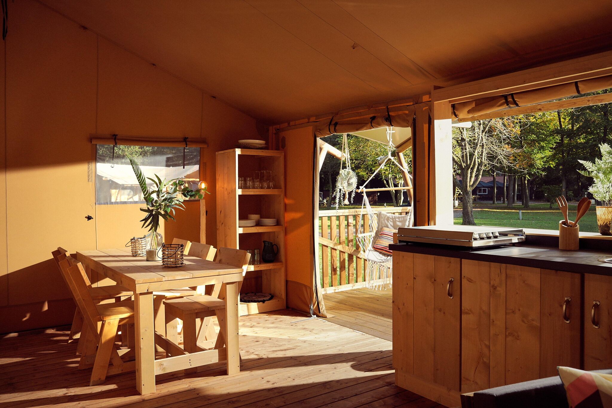 Luxury glamping in the Horsterwold